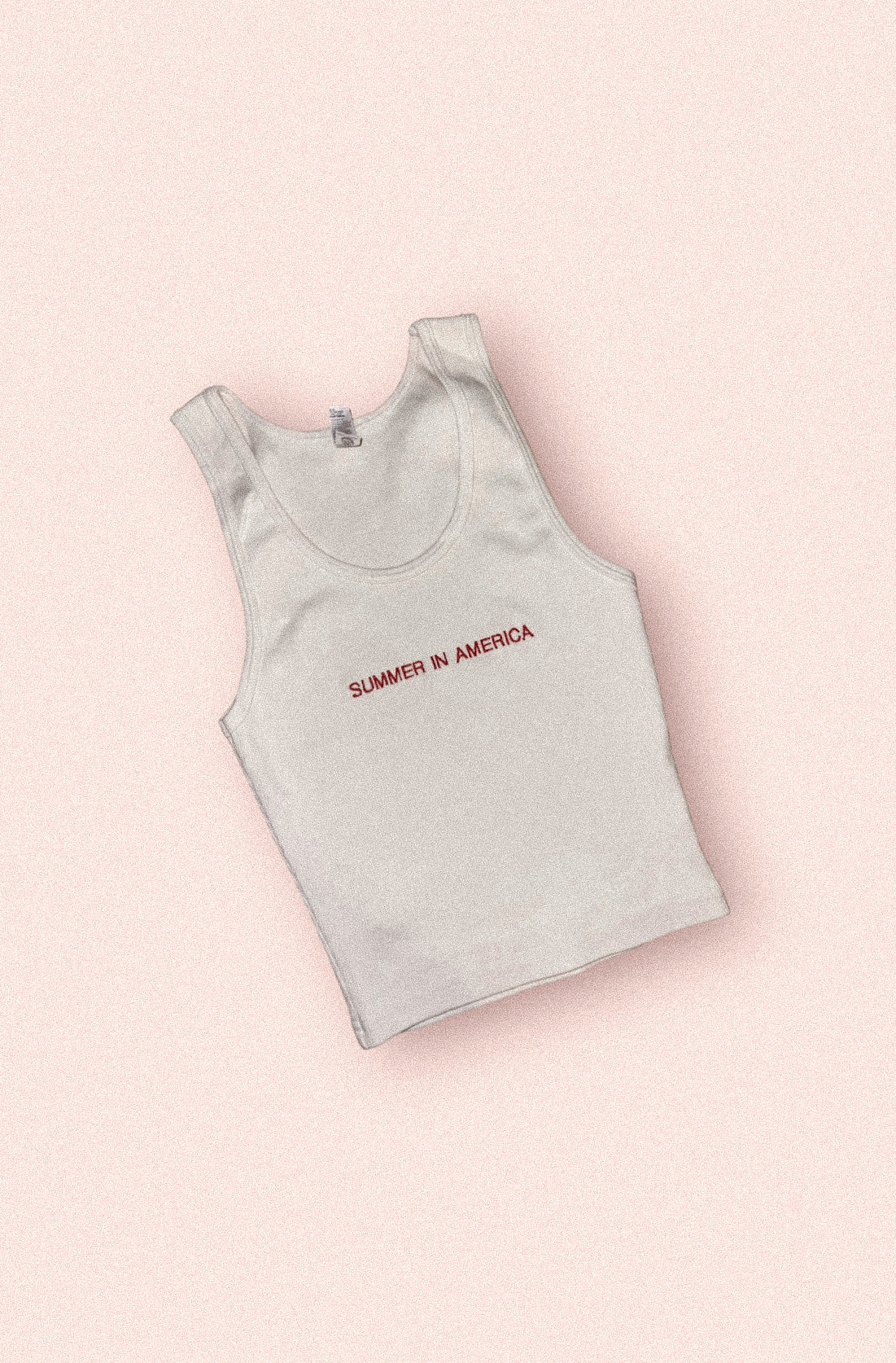 Summer in America Embroidered Tank