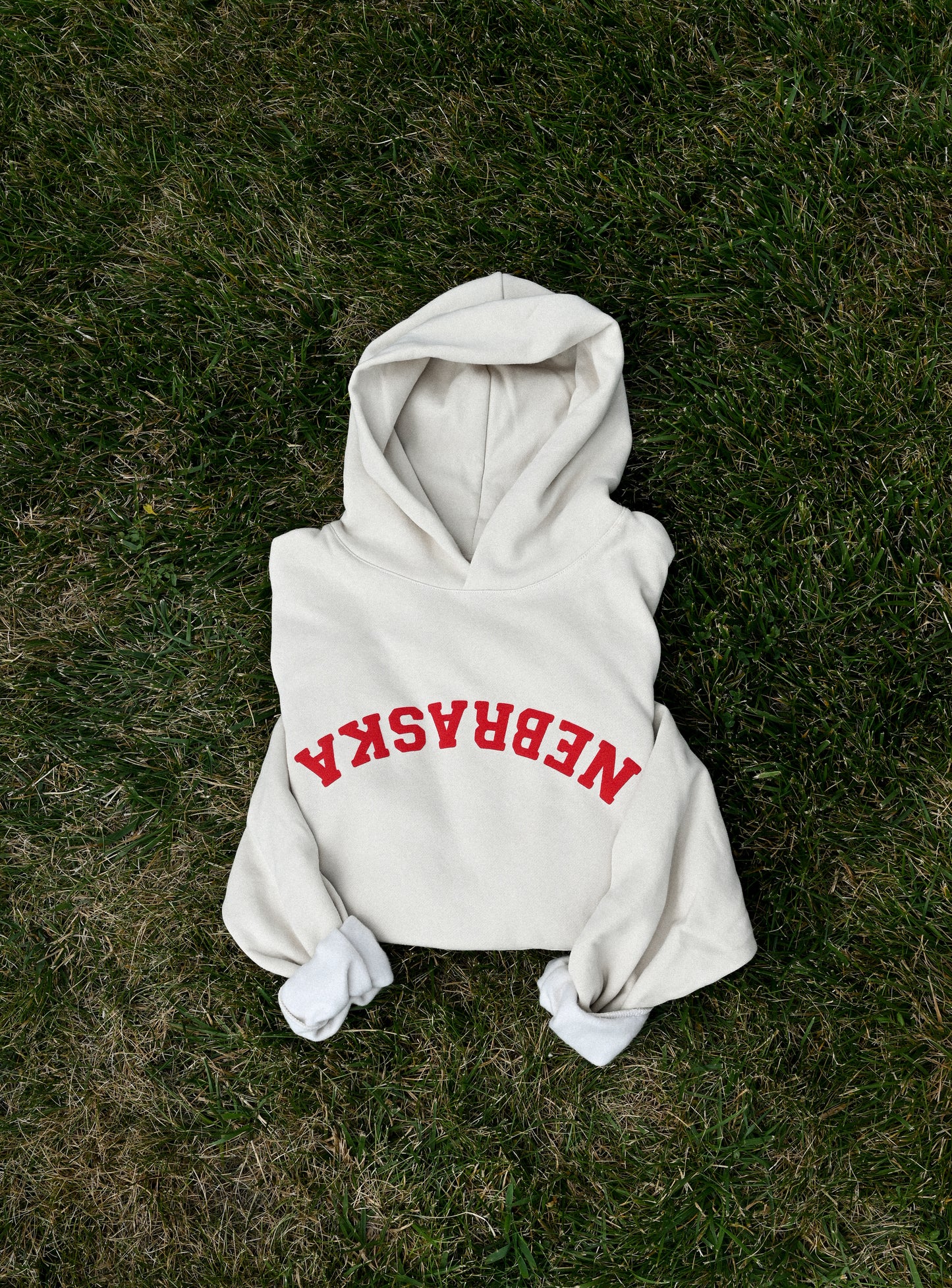 Nebraska Upside Down Hoodie