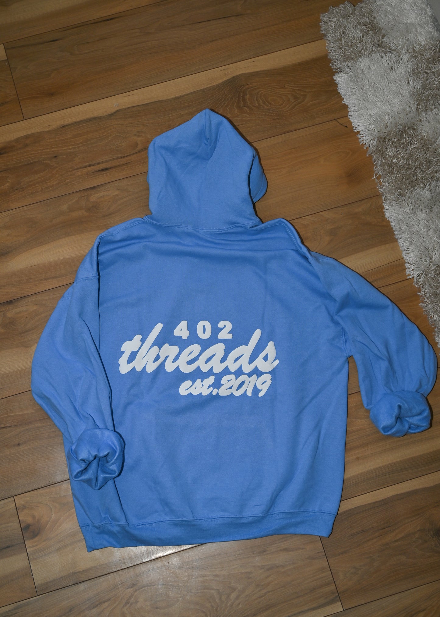 402threads Hoodie - Carolina Blue