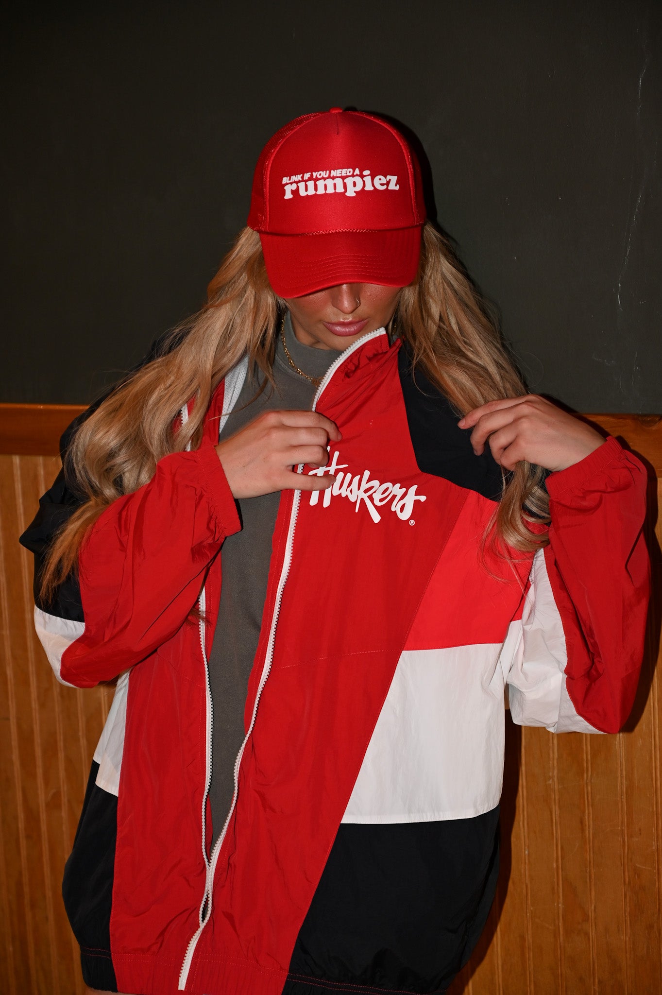 Huskers Nylon Jacket