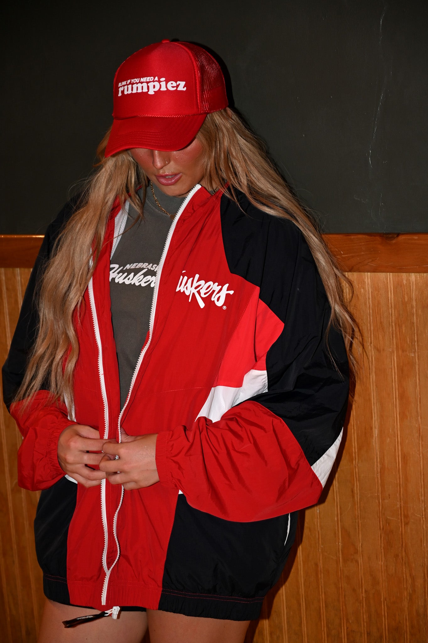 Huskers Nylon Jacket