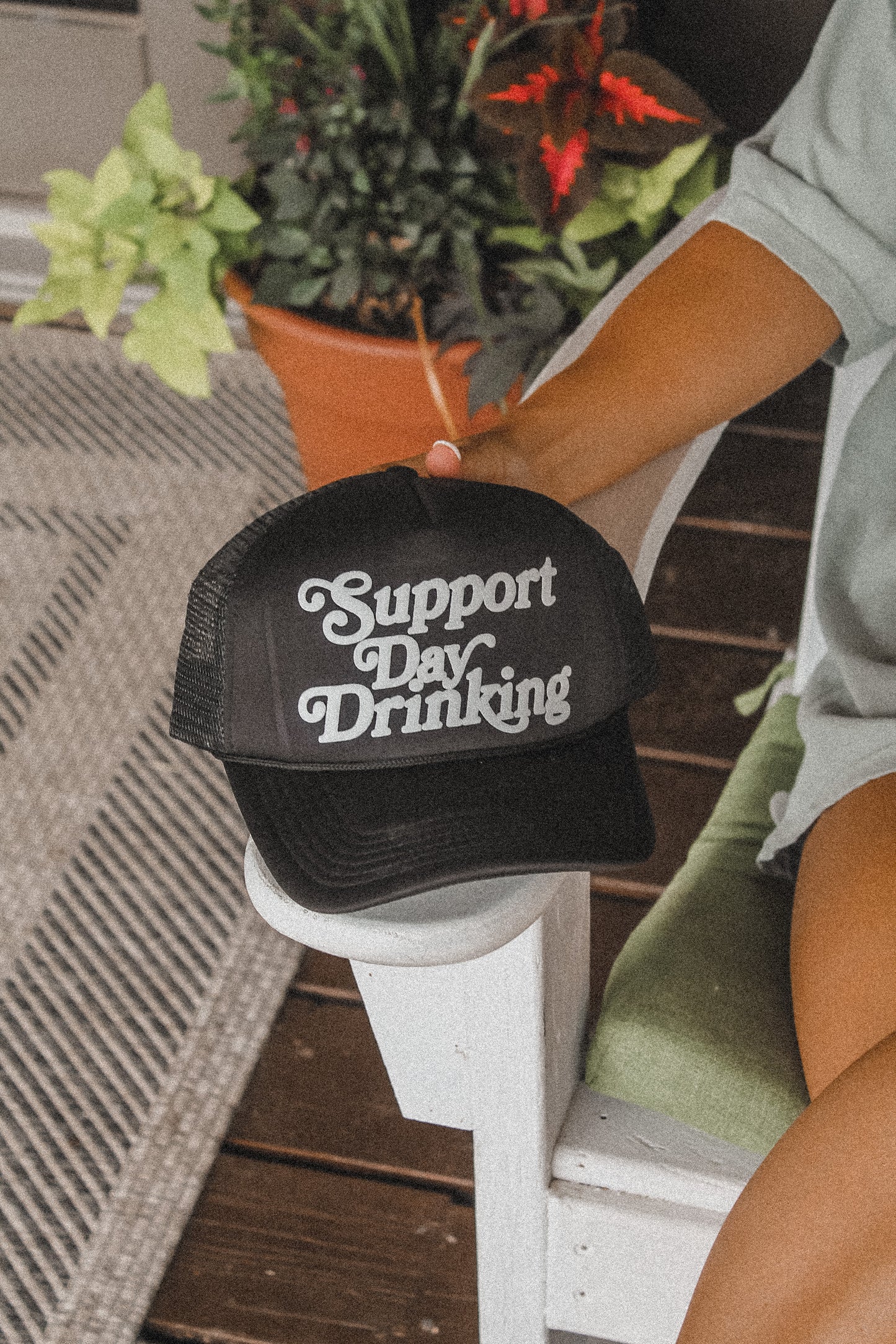 Support Day Drinking Trucker Hat