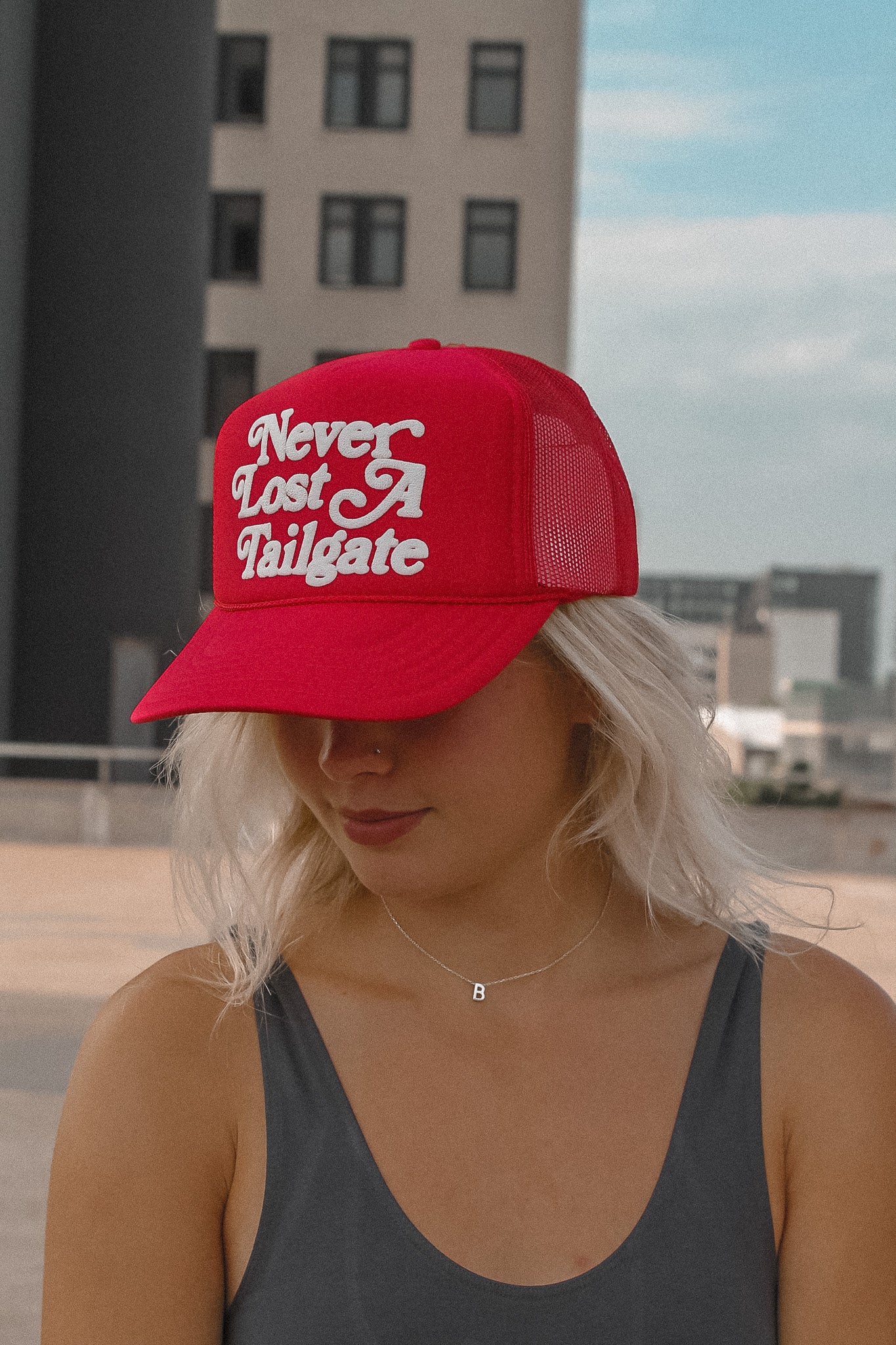 Never Lost a Tailgate Trucker Hat