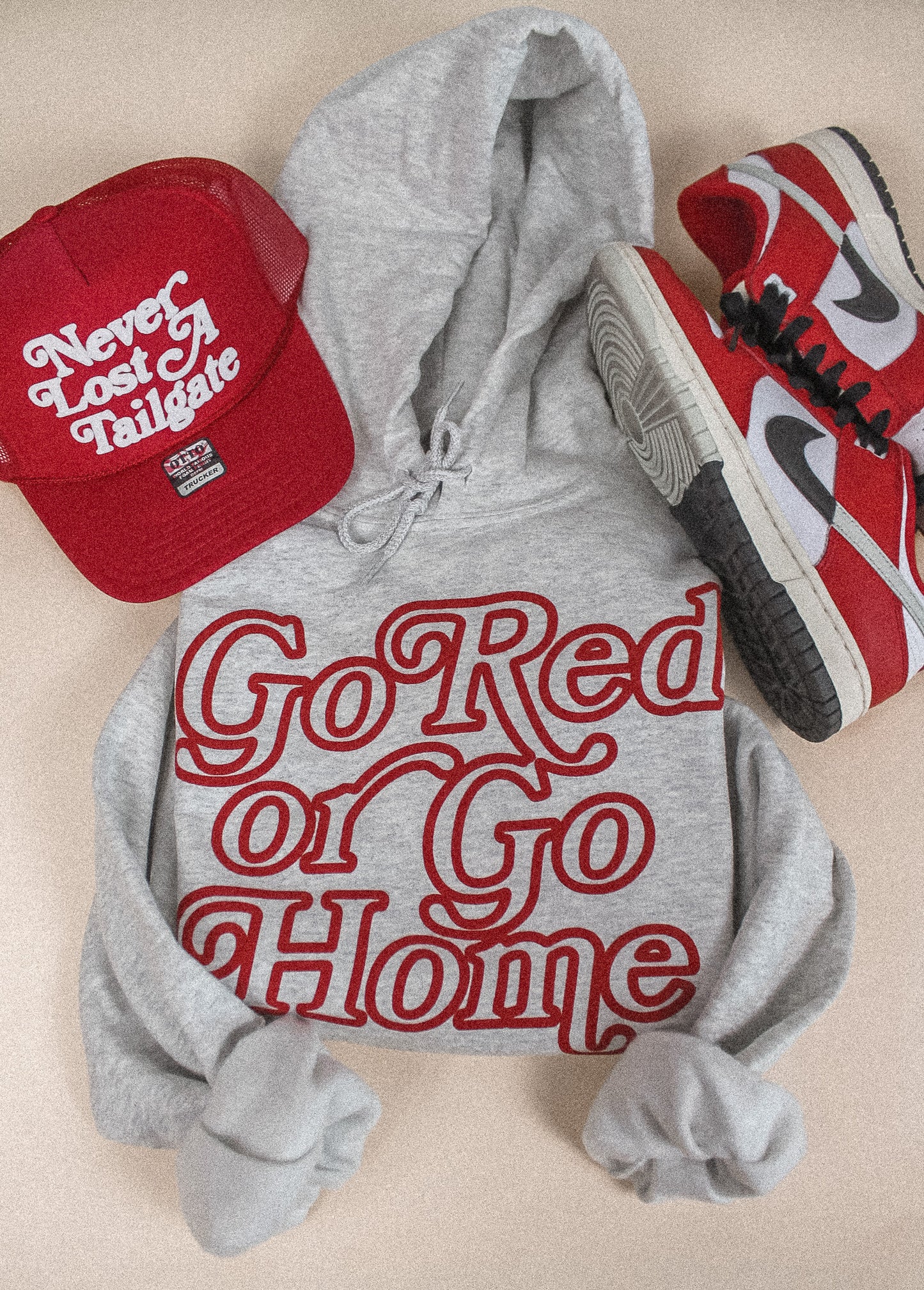 Go Red or Go Home Puff Hoodie
