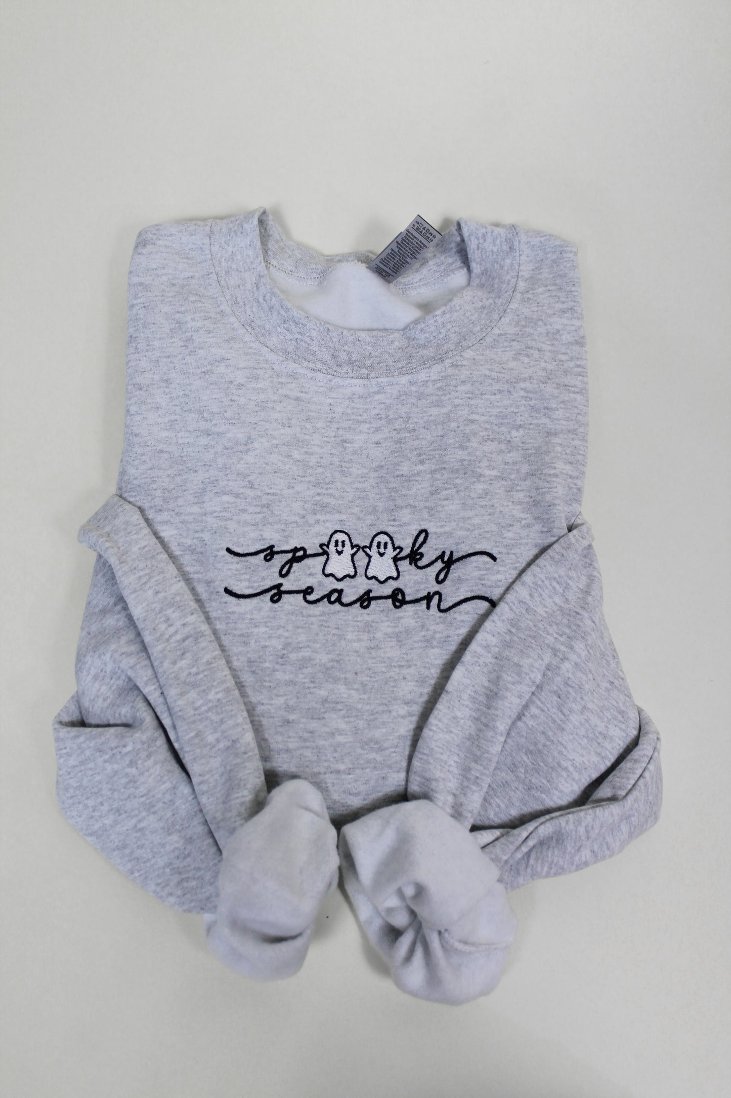 Spooky Season Embroidered Crew