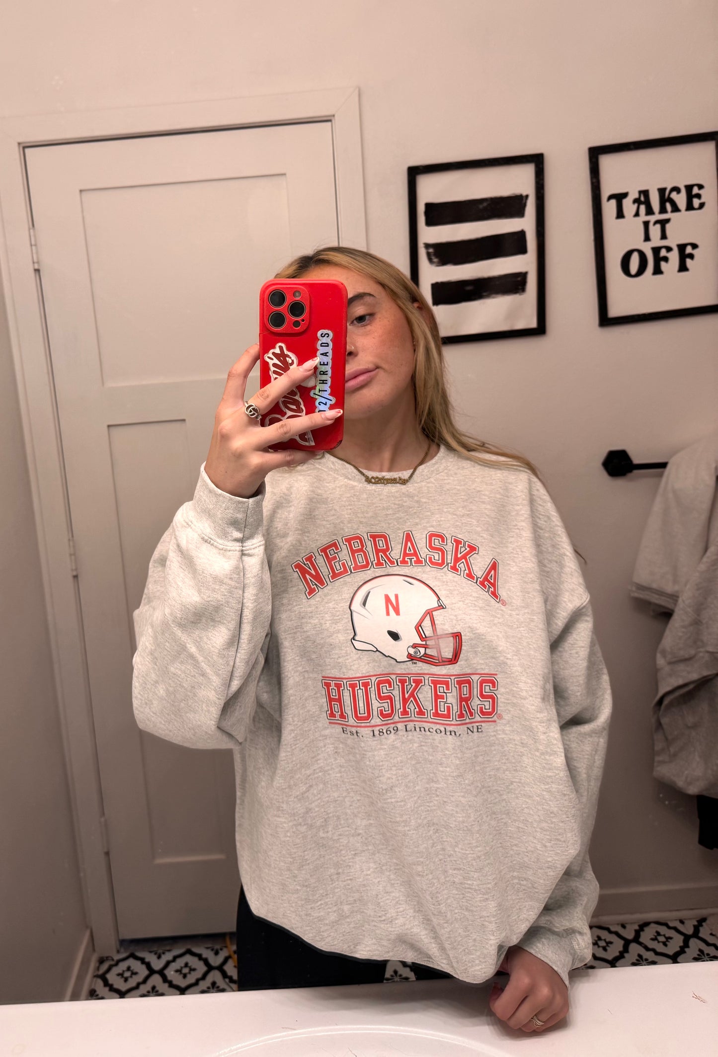 Nebraska Huskers Helmet Crew