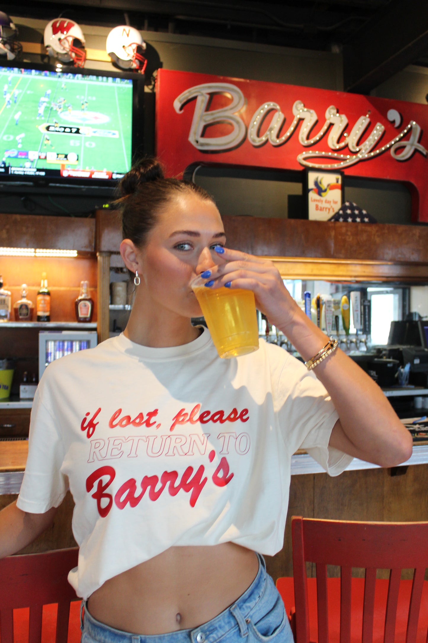 If Lost, Please Return to Barry's Tee