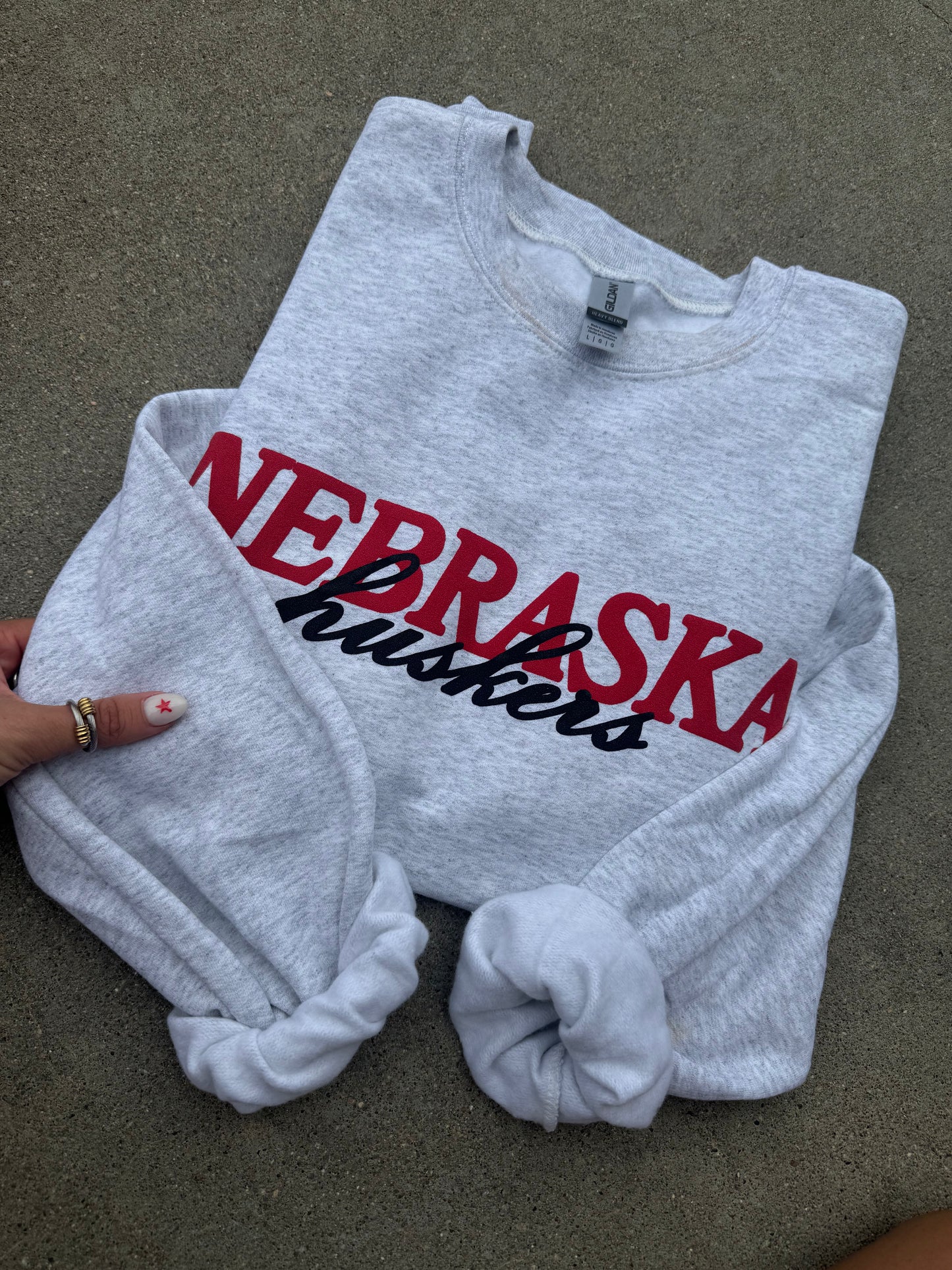 Nebraska Huskers Layered Crew