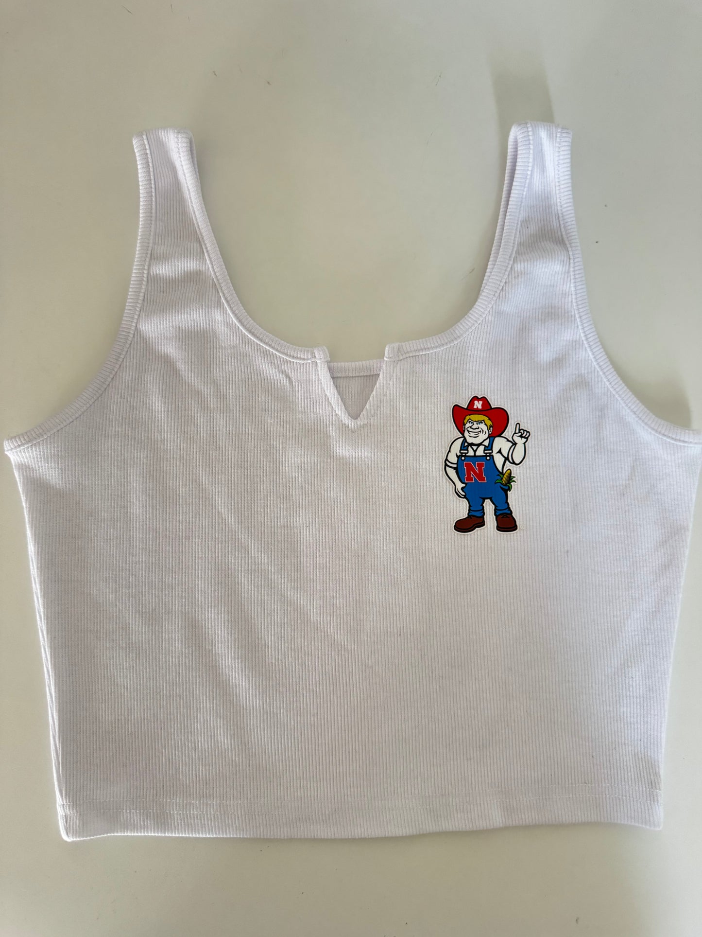 herbie v-neck cropped tank