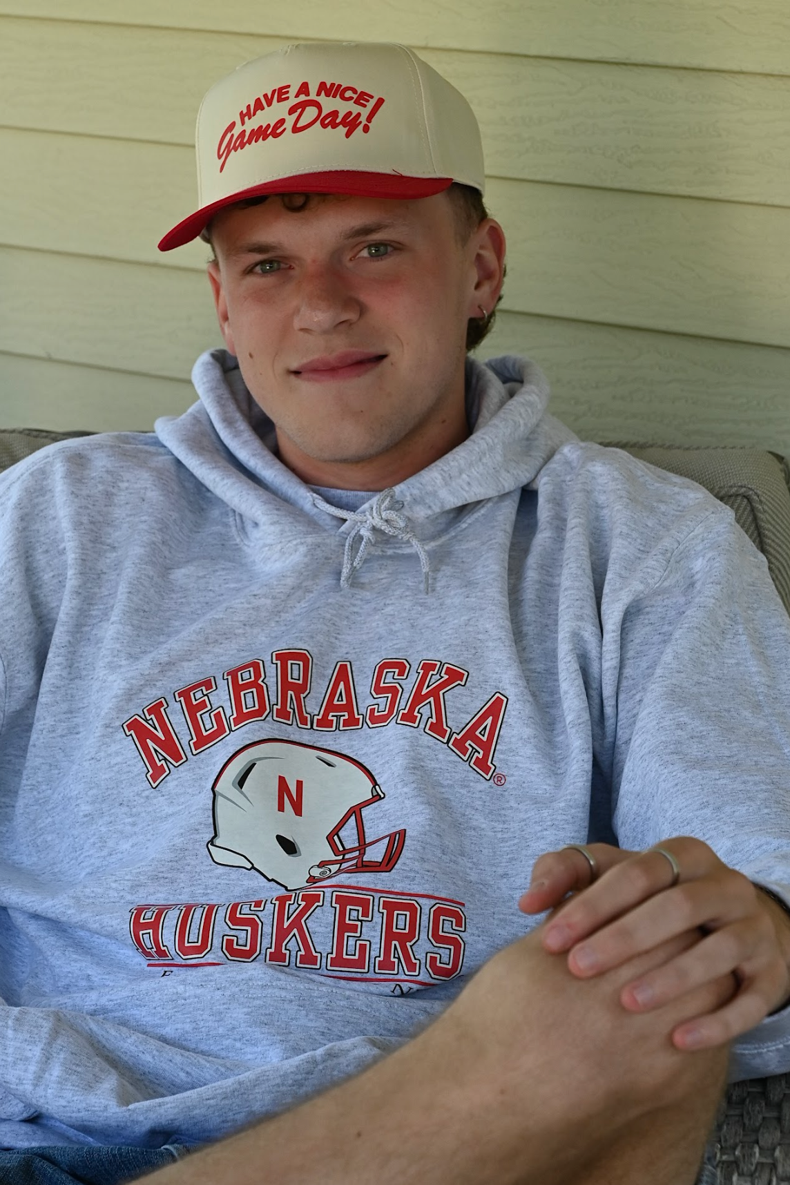 Nebraska Huskers Helmet Hoodie