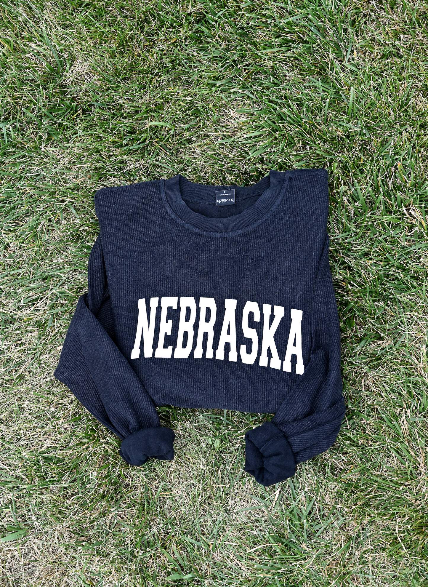 Nebraska Corded Crew - Black