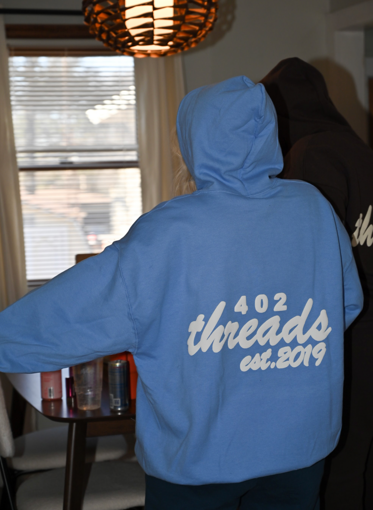 402threads Hoodie - Carolina Blue