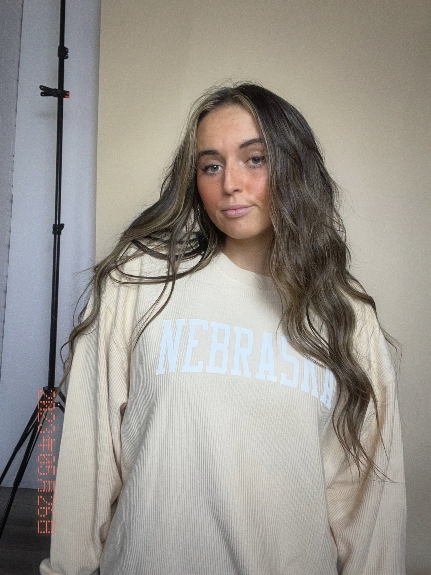 Nebraska Corded Crew - Ivory