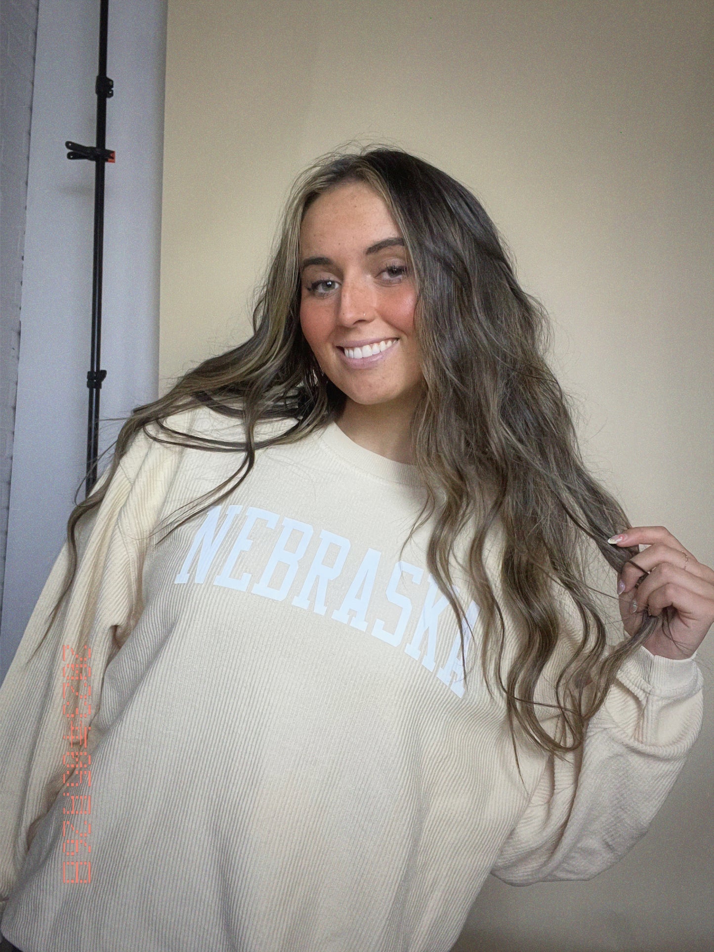 Nebraska Corded Crew - Ivory