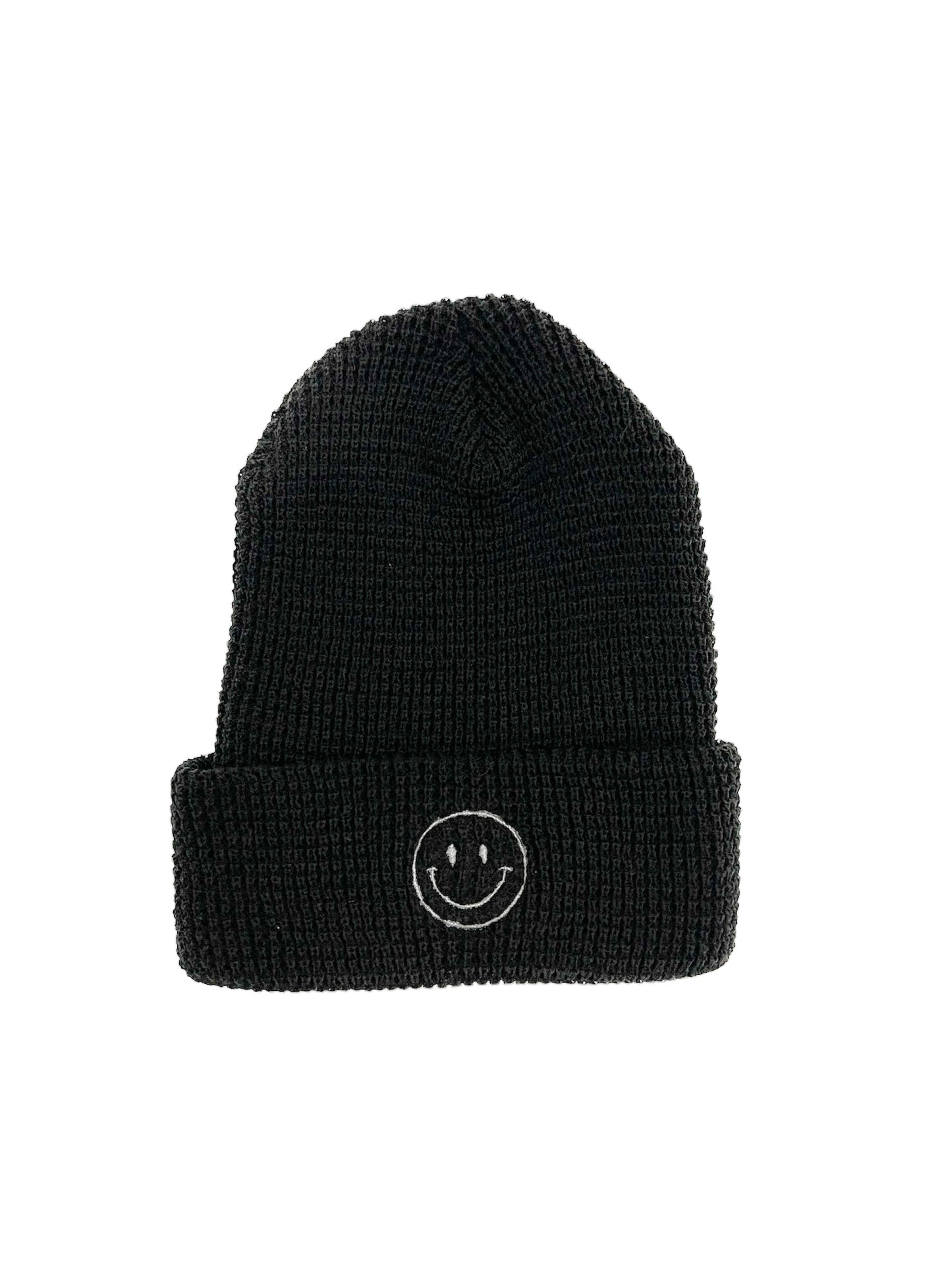 Smiley Waffle Beanies