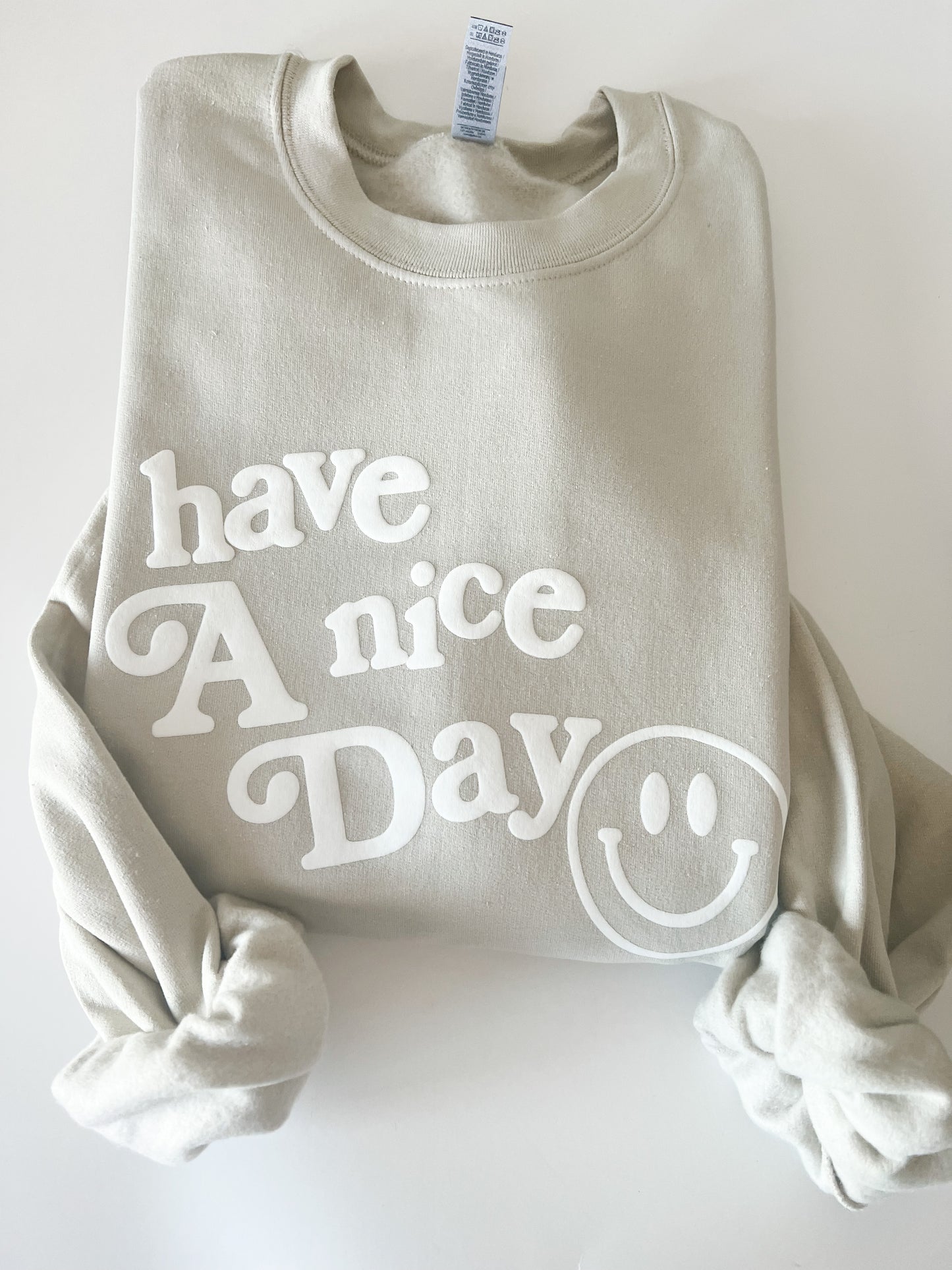 Have A Nice Day Puff Crew - Sand