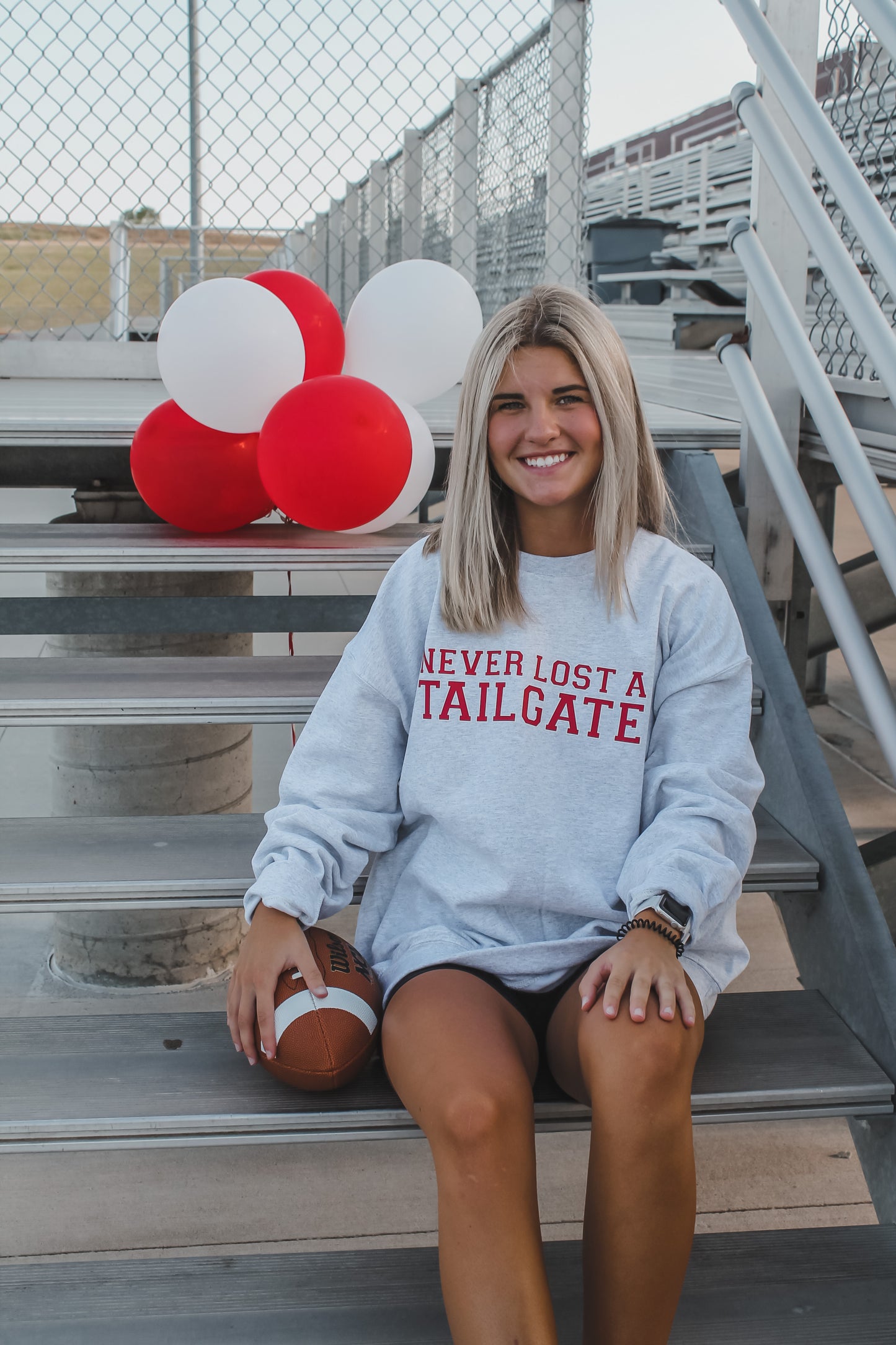 Never Lost a Tailgate Crew - Grey