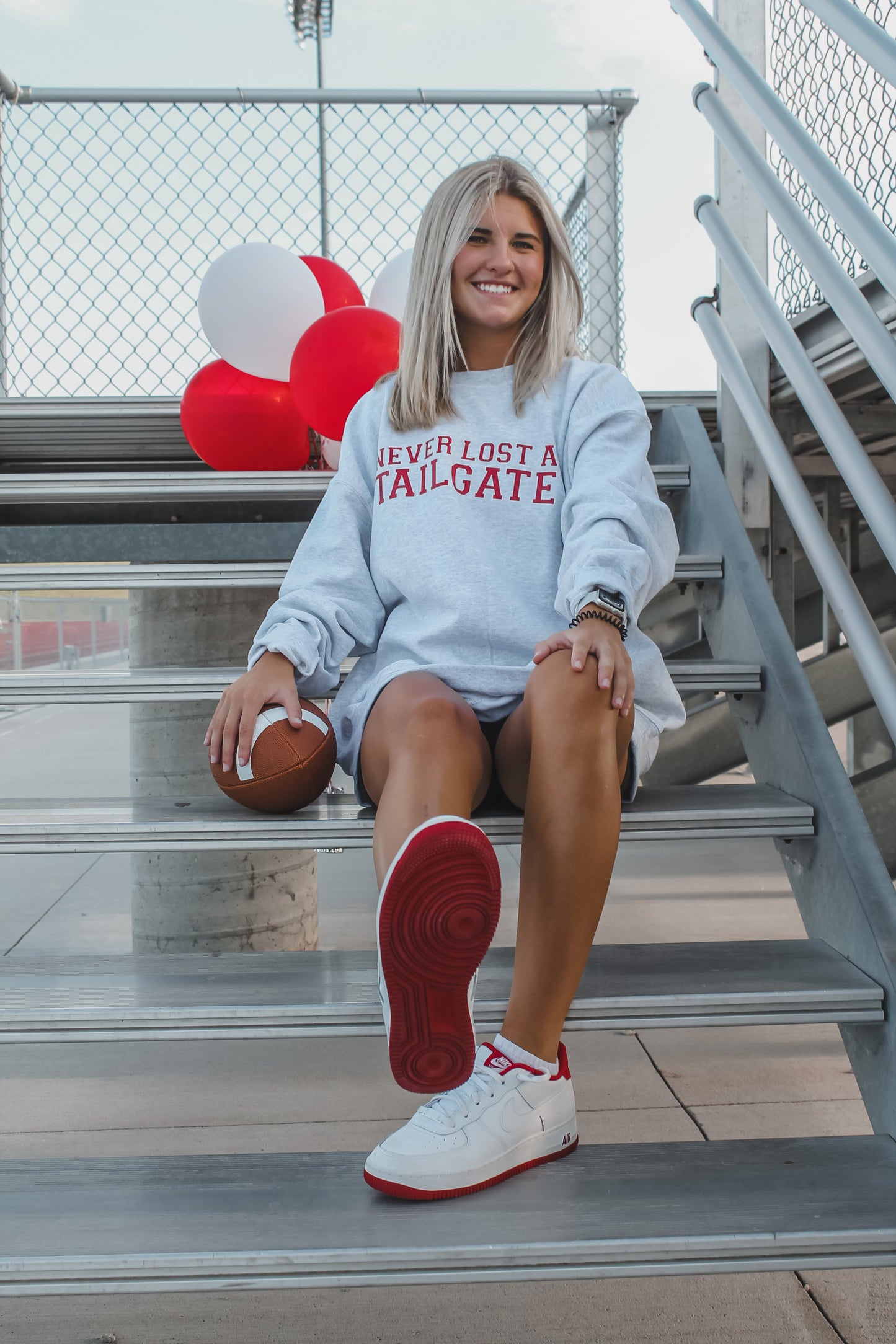 Never Lost a Tailgate Crew - Grey