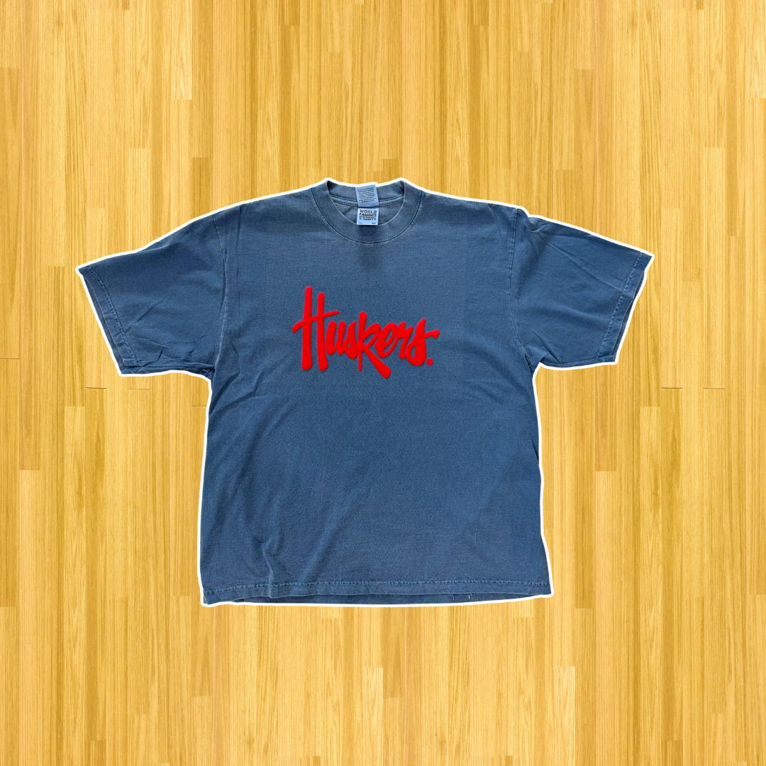 Huskers T-shirt - Denim