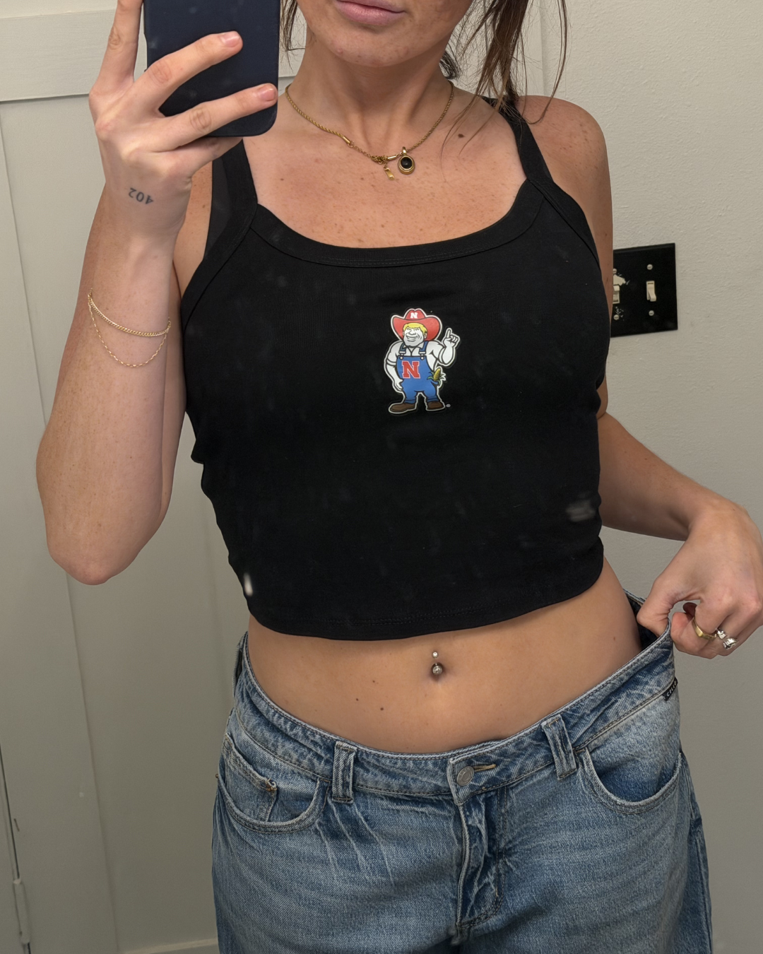 herbie spaghetti strap tank