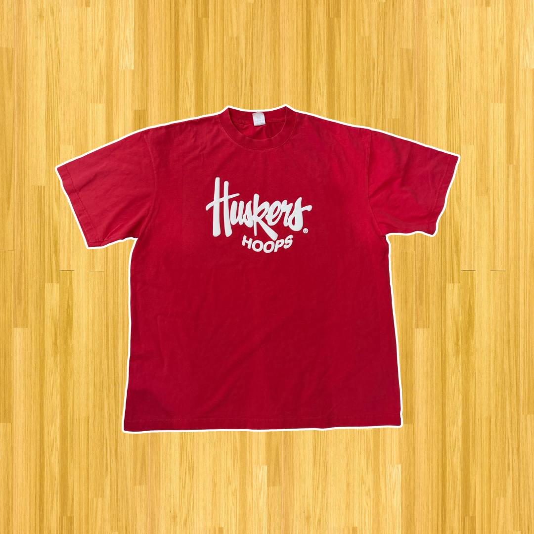 Husker Hoops Tee - Red