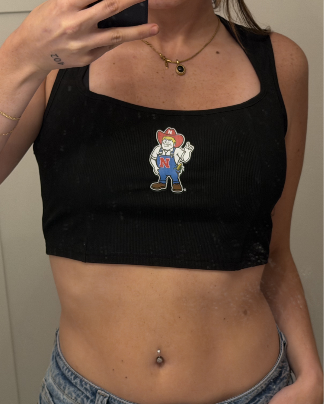 herbie square neck top