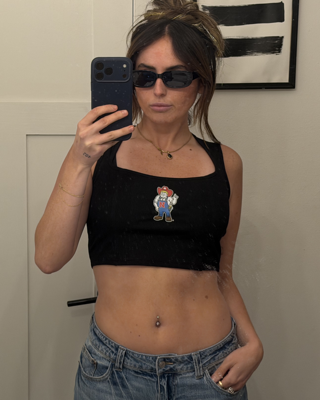 herbie square neck top