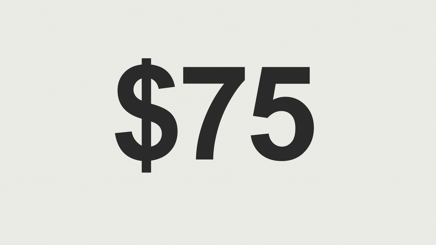 $75
