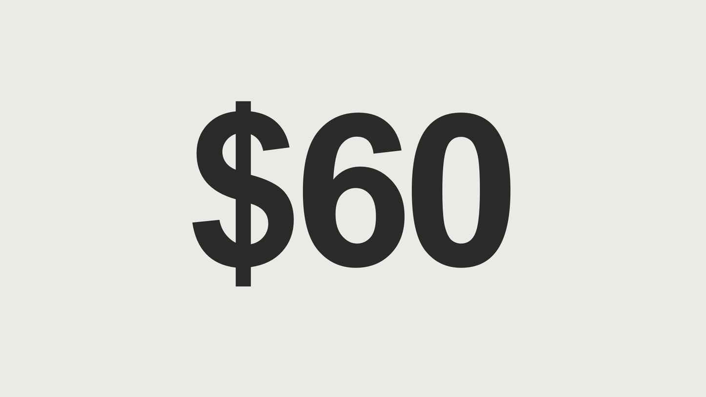 $60
