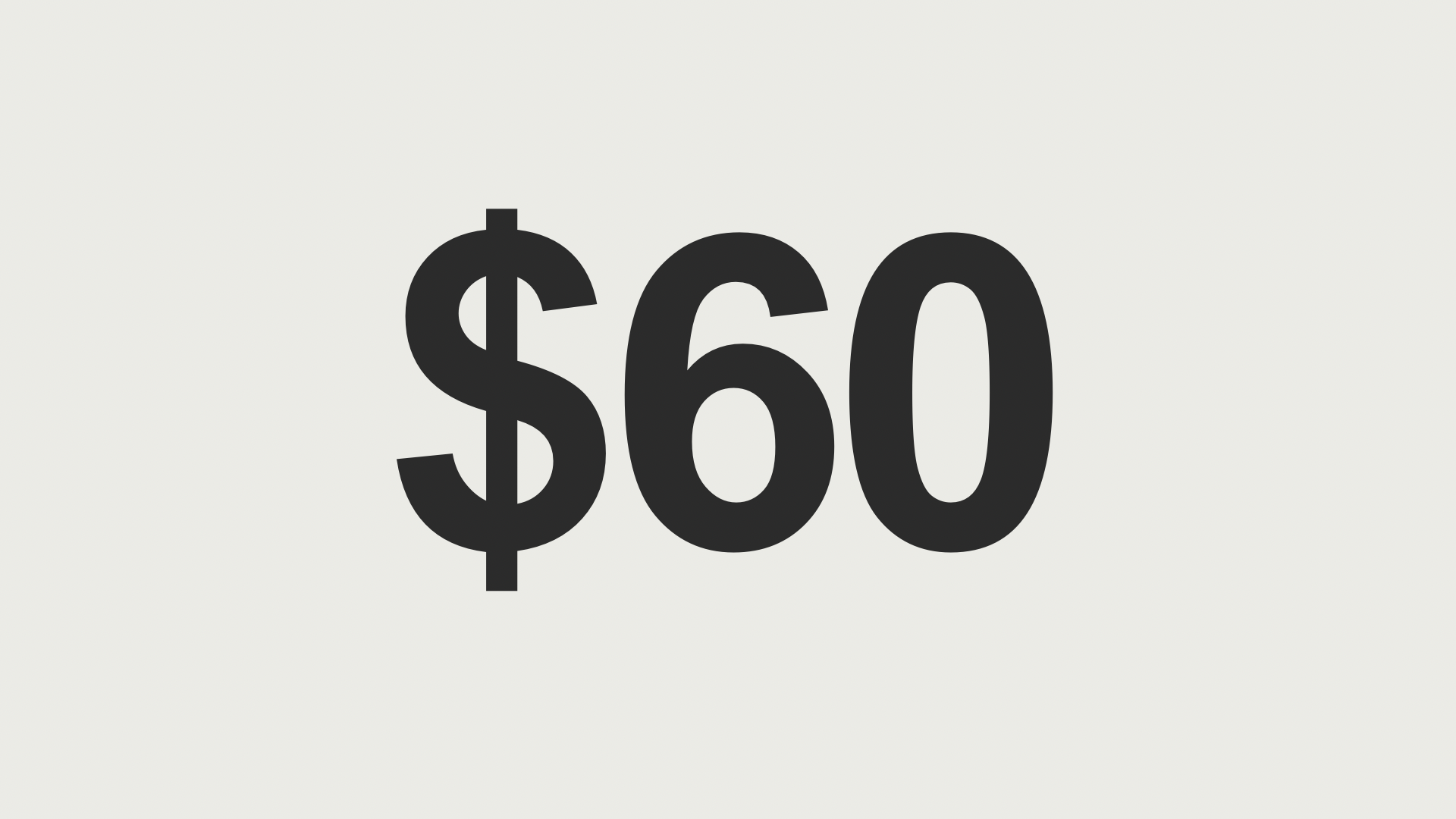 $60