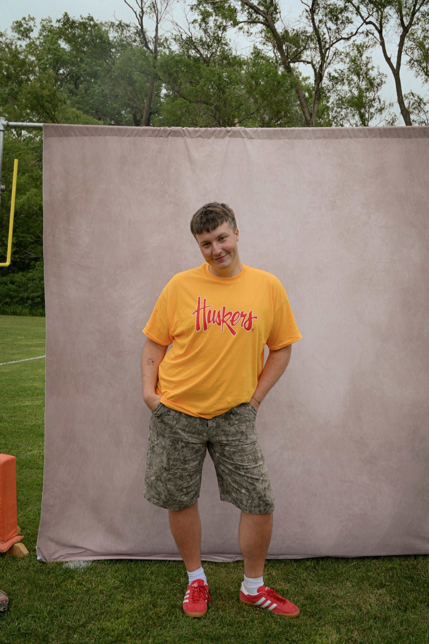 nebraska huskers yellow tee