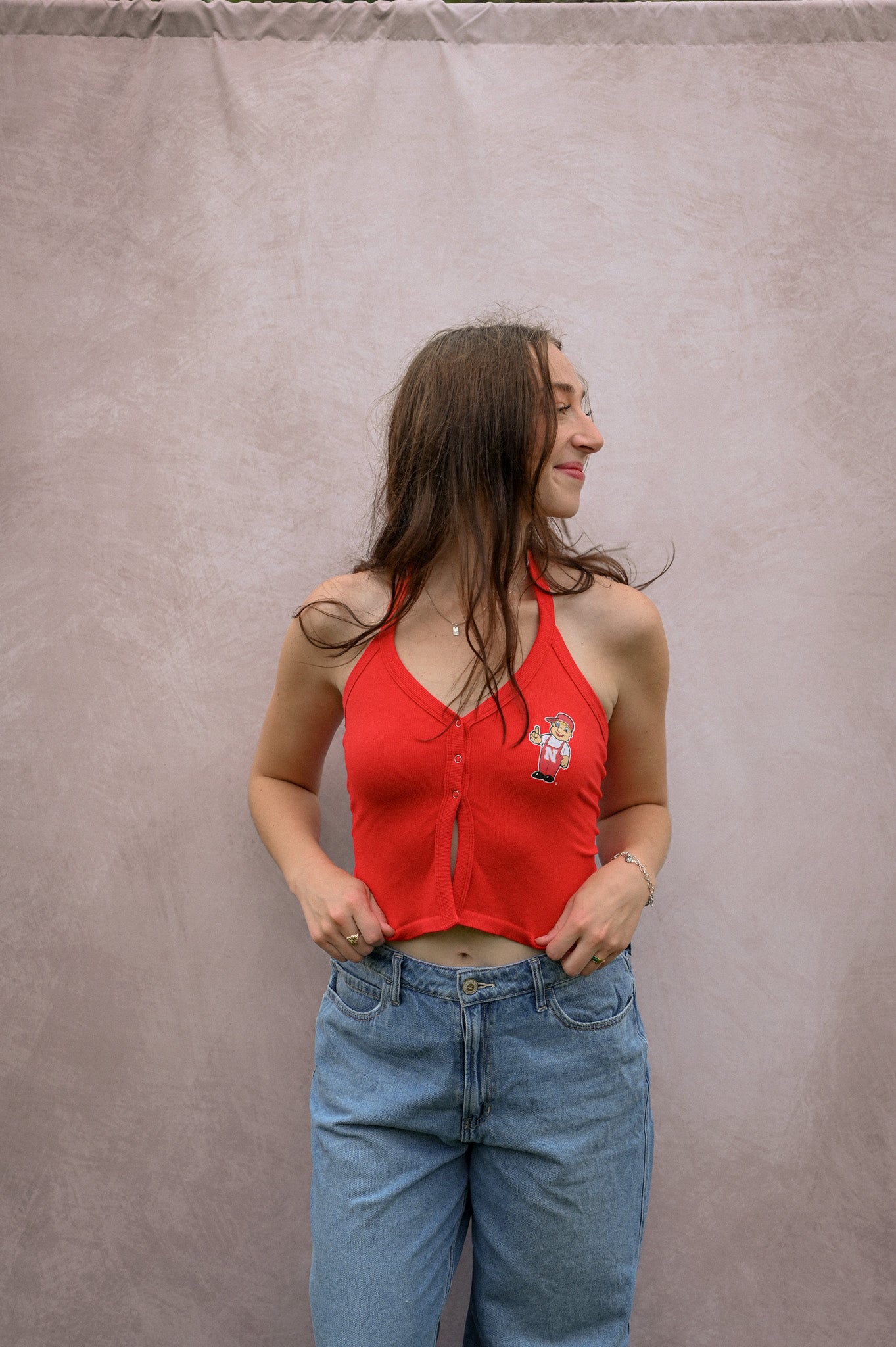 lil red halter tank