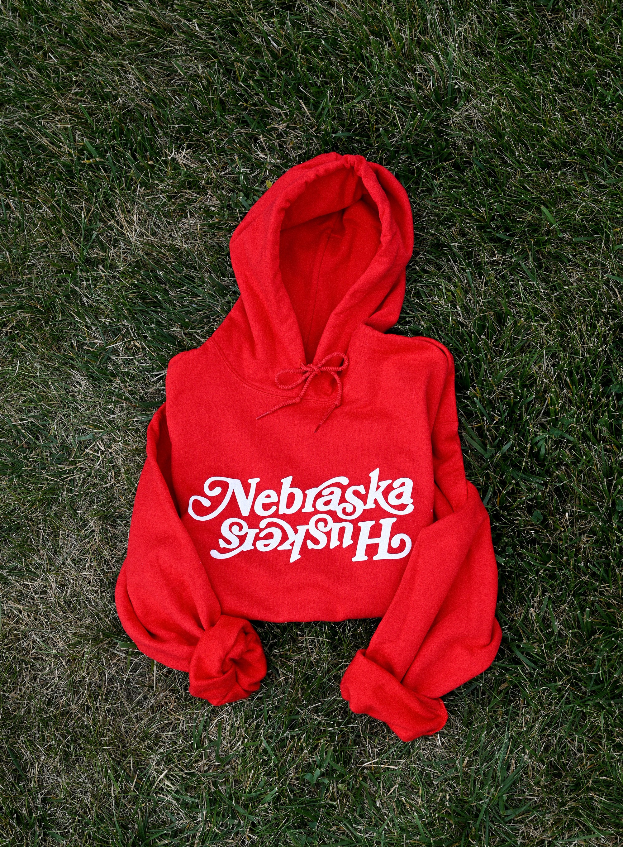 Nebraska Huskers Puff Hoodie - Red
