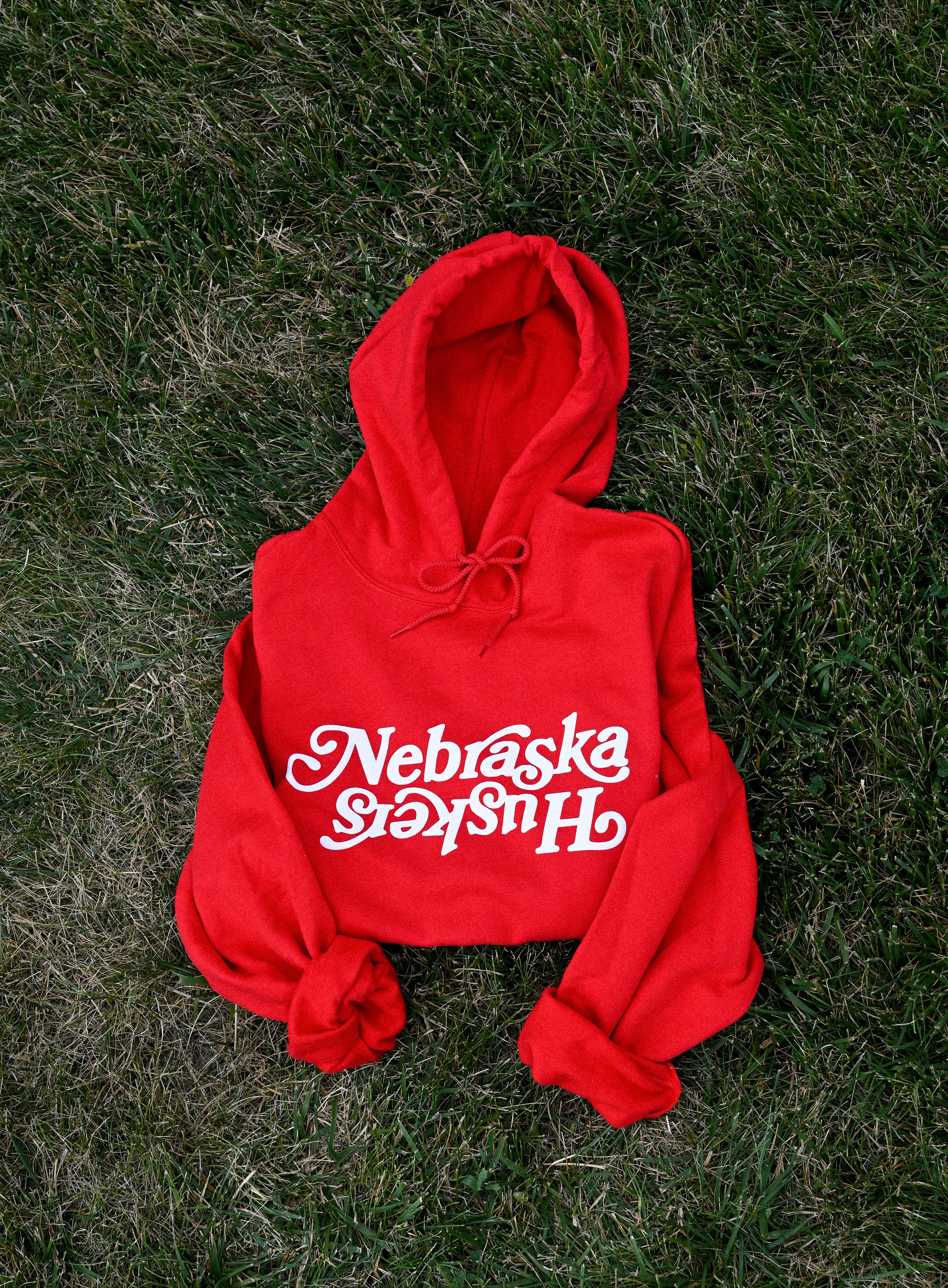 Nebraska Huskers Puff Hoodie - Red