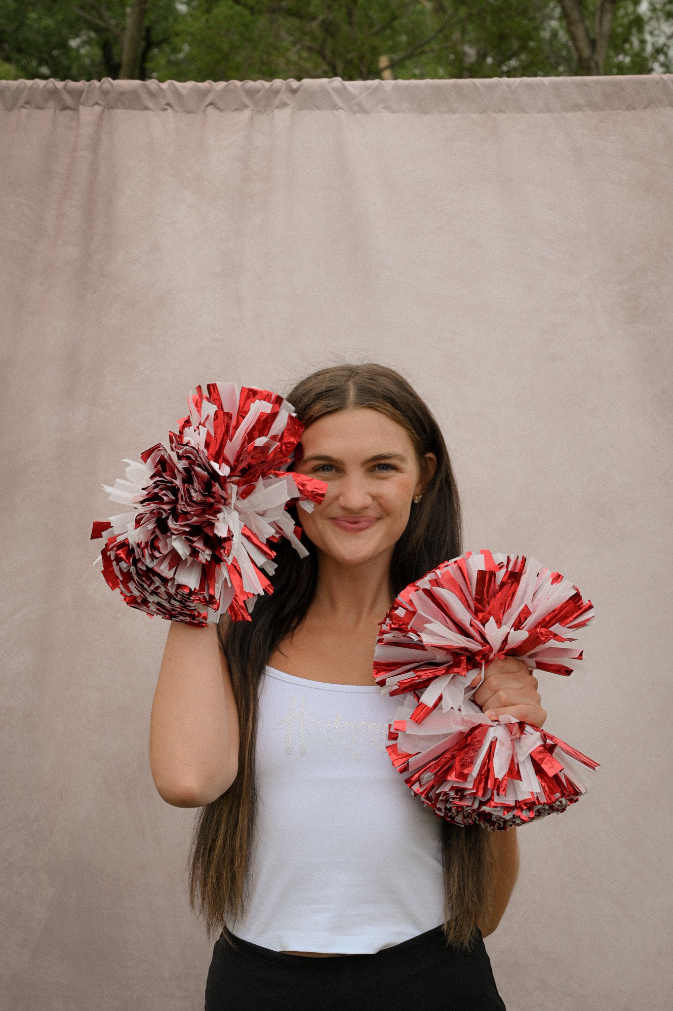huskers bedazzled tank top
