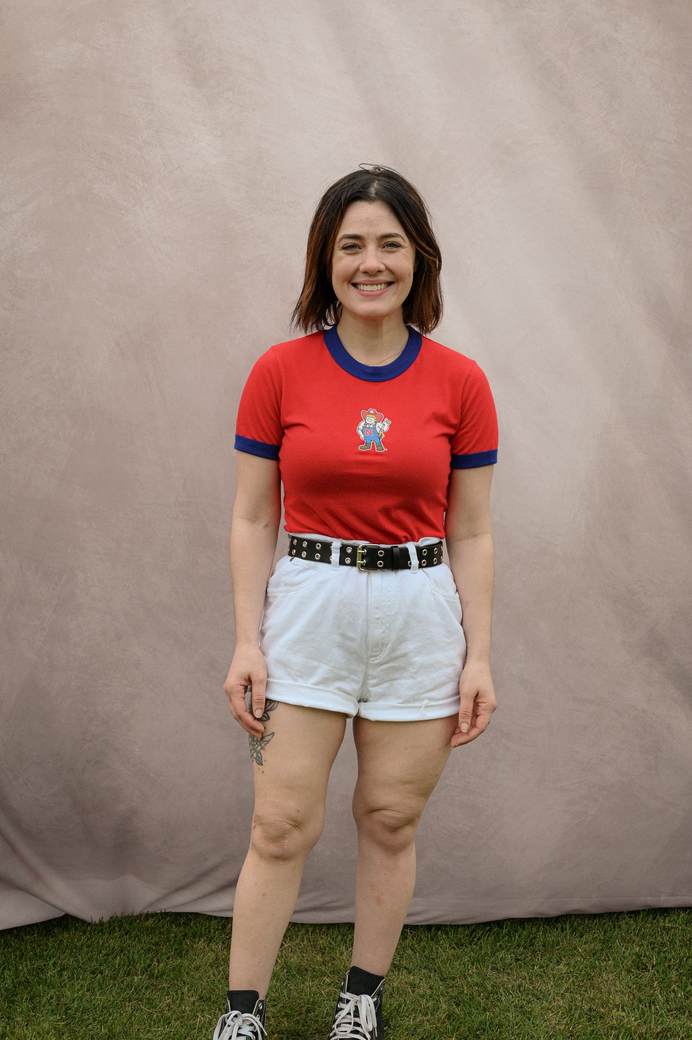 herbie colorblock baby tee
