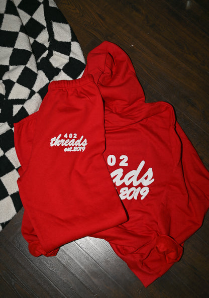 402threads Hoodie - Red