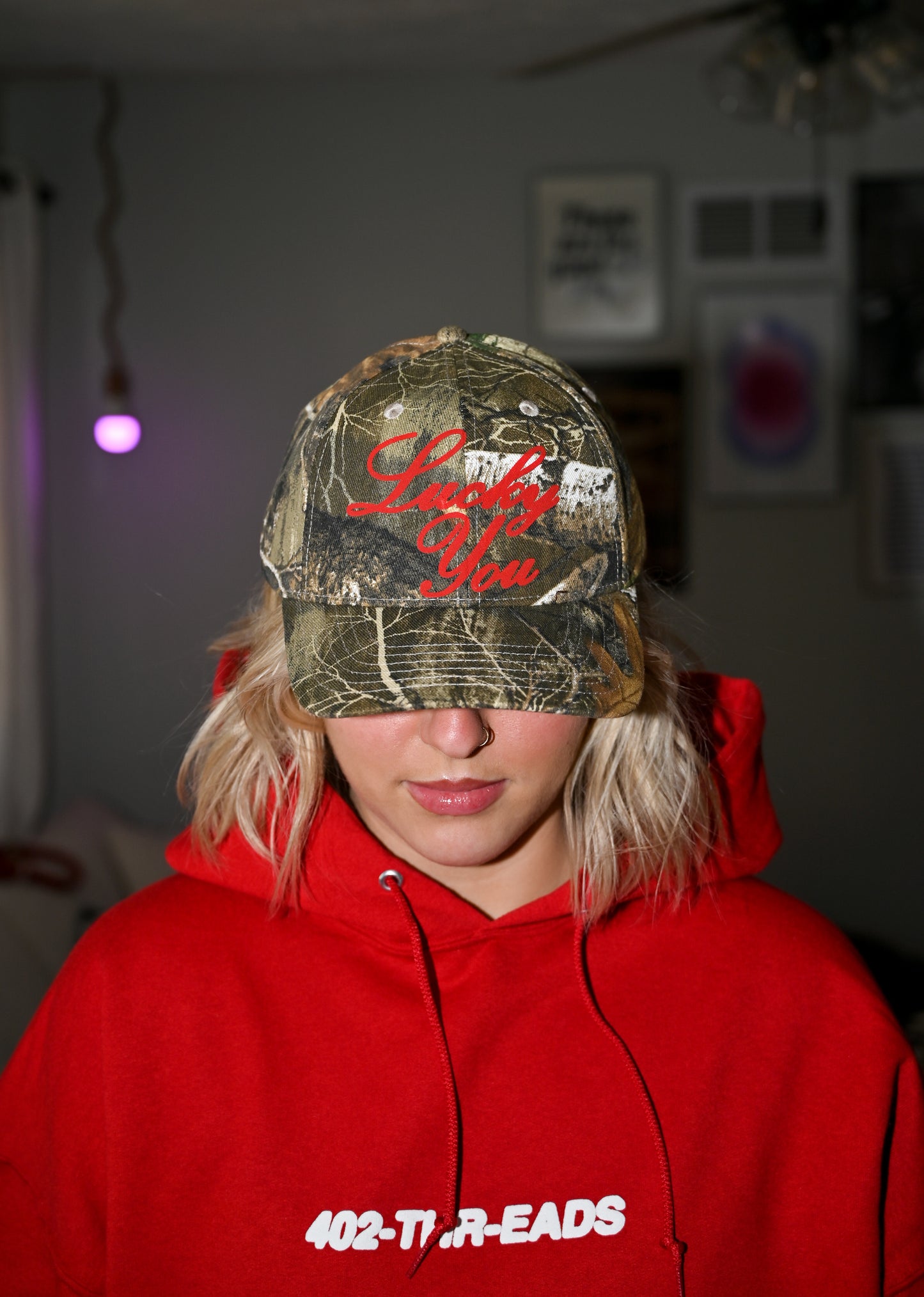 Lucky You Camo Trucker Hat