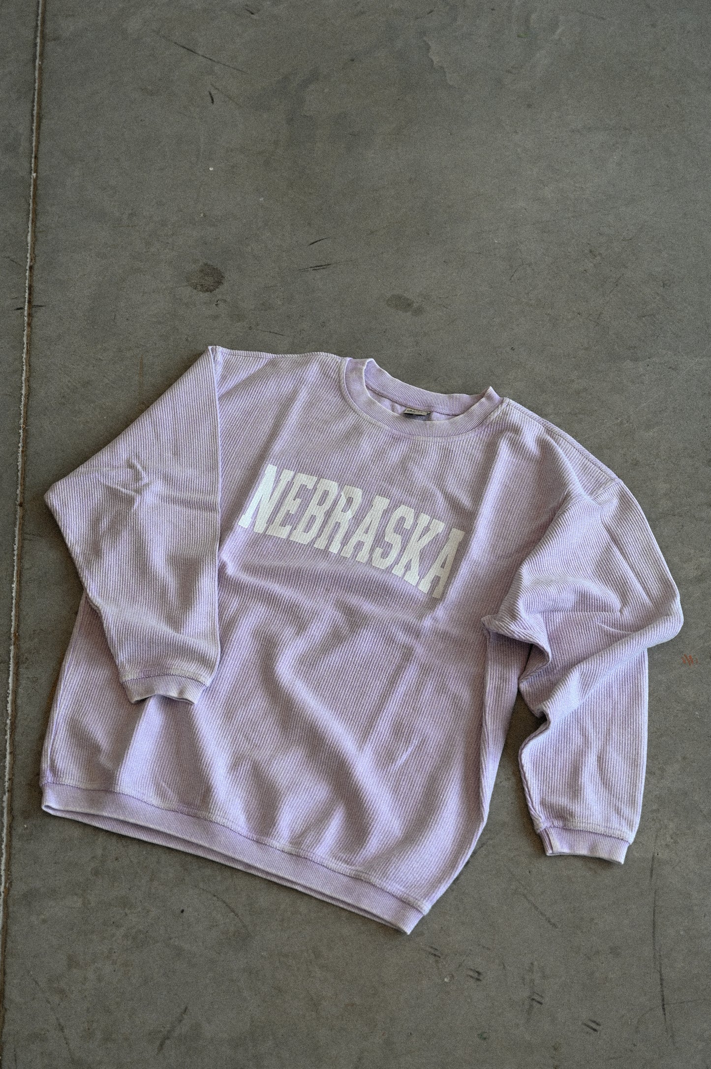 Nebraska Corded Crew - Violet