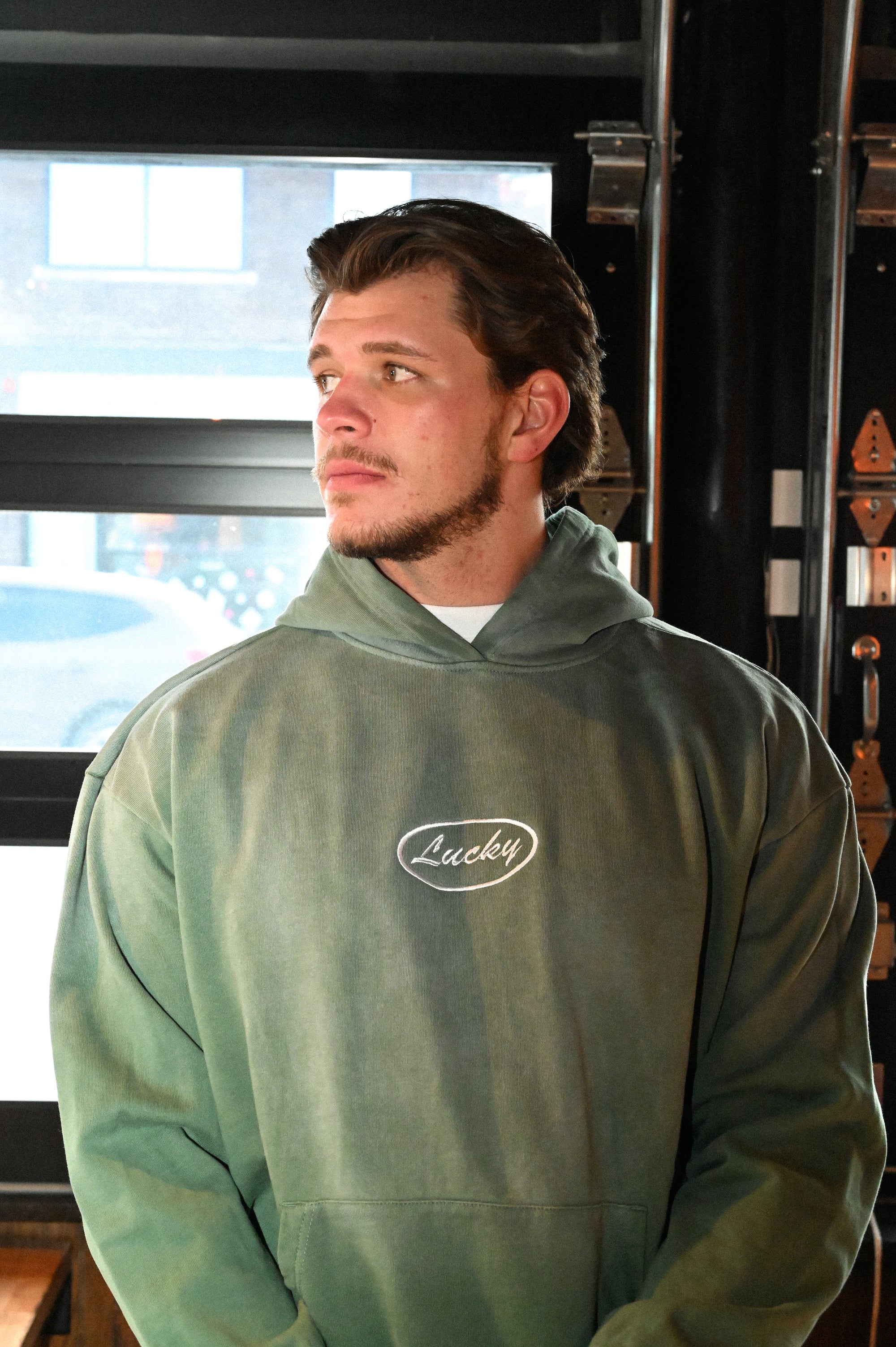 Lucky Embroidered Hoodie