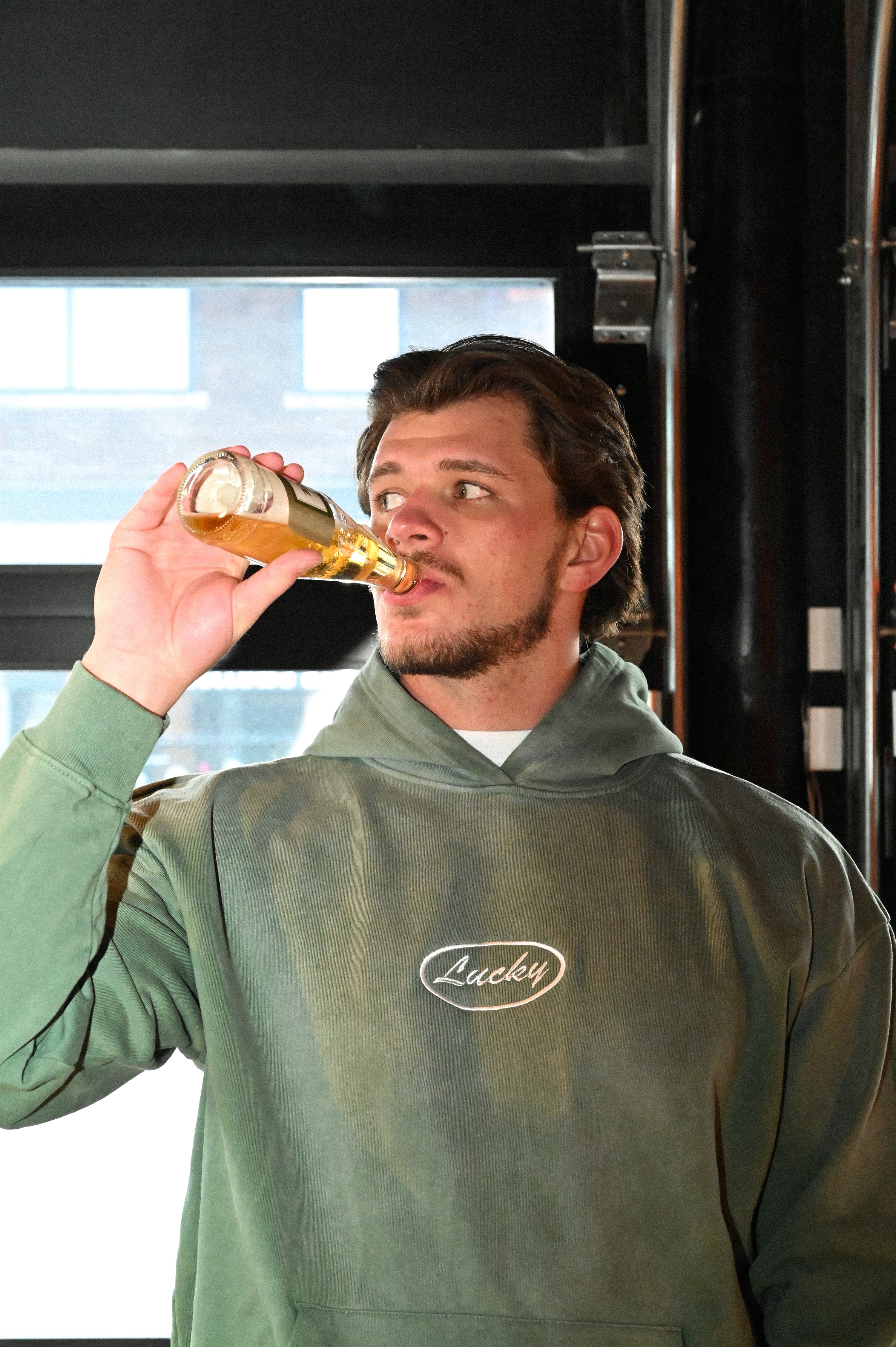 Lucky Embroidered Hoodie