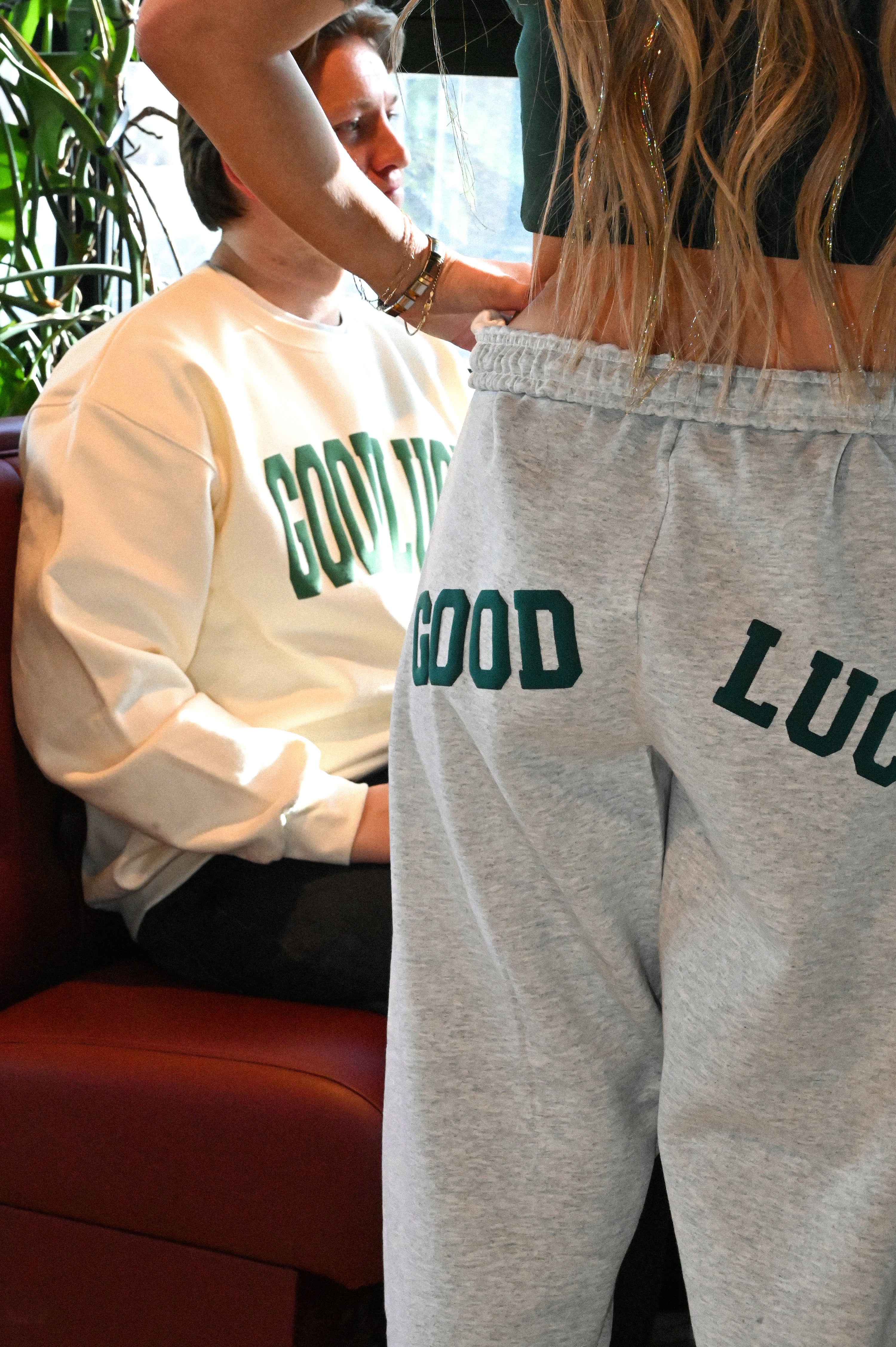 good luck! sweatpants