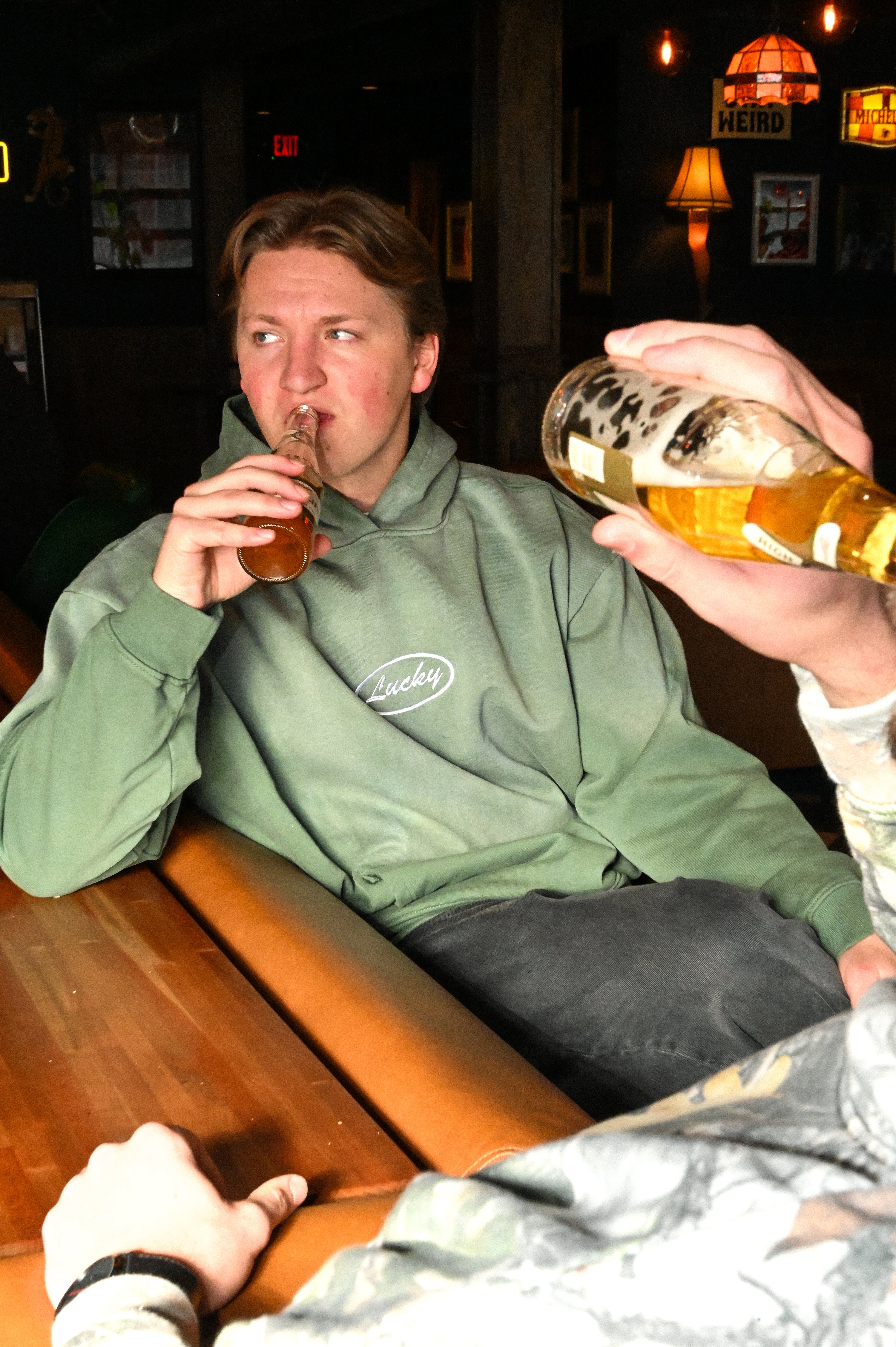 Lucky Embroidered Hoodie