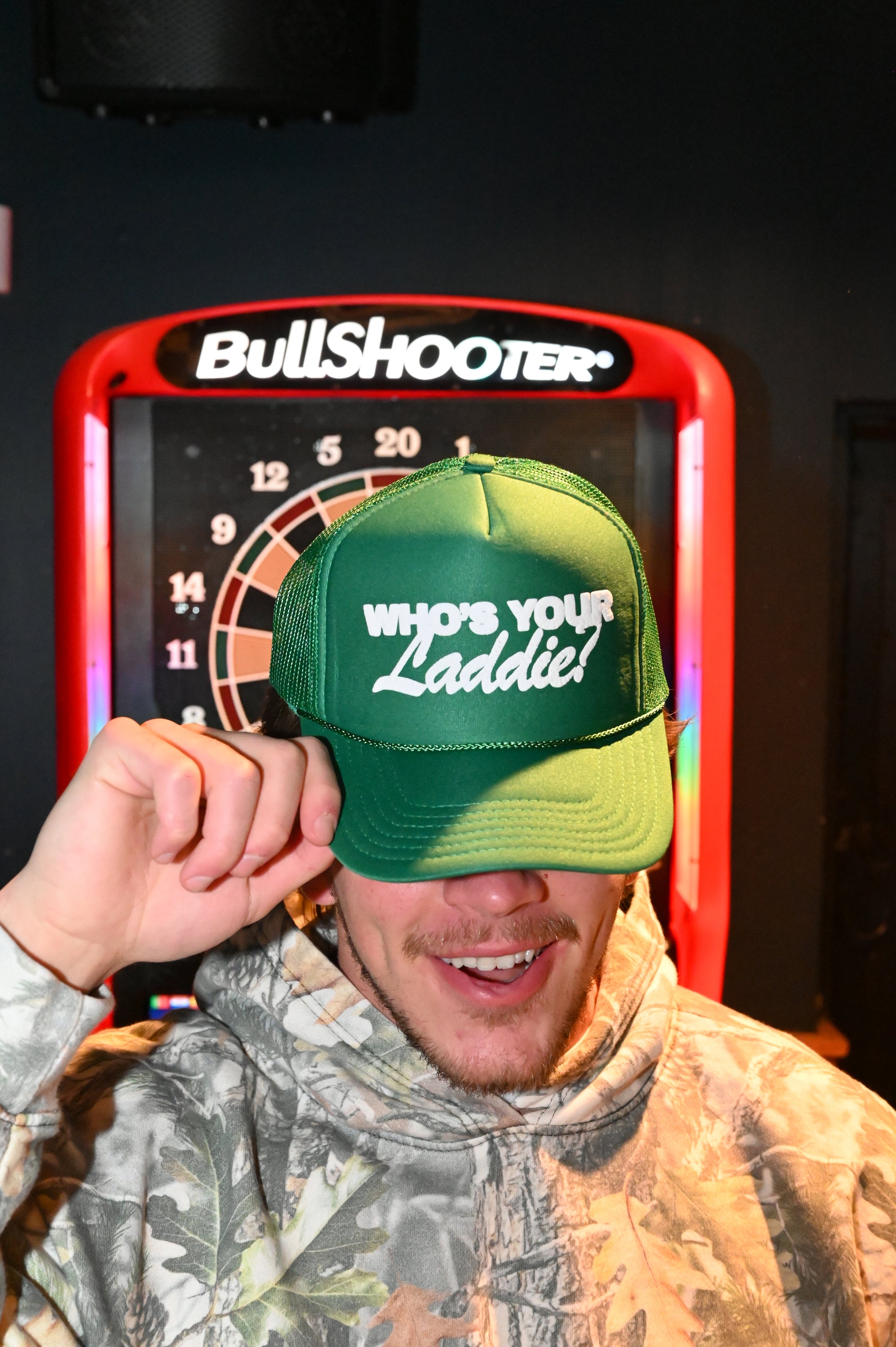 who's your laddie? trucker hat