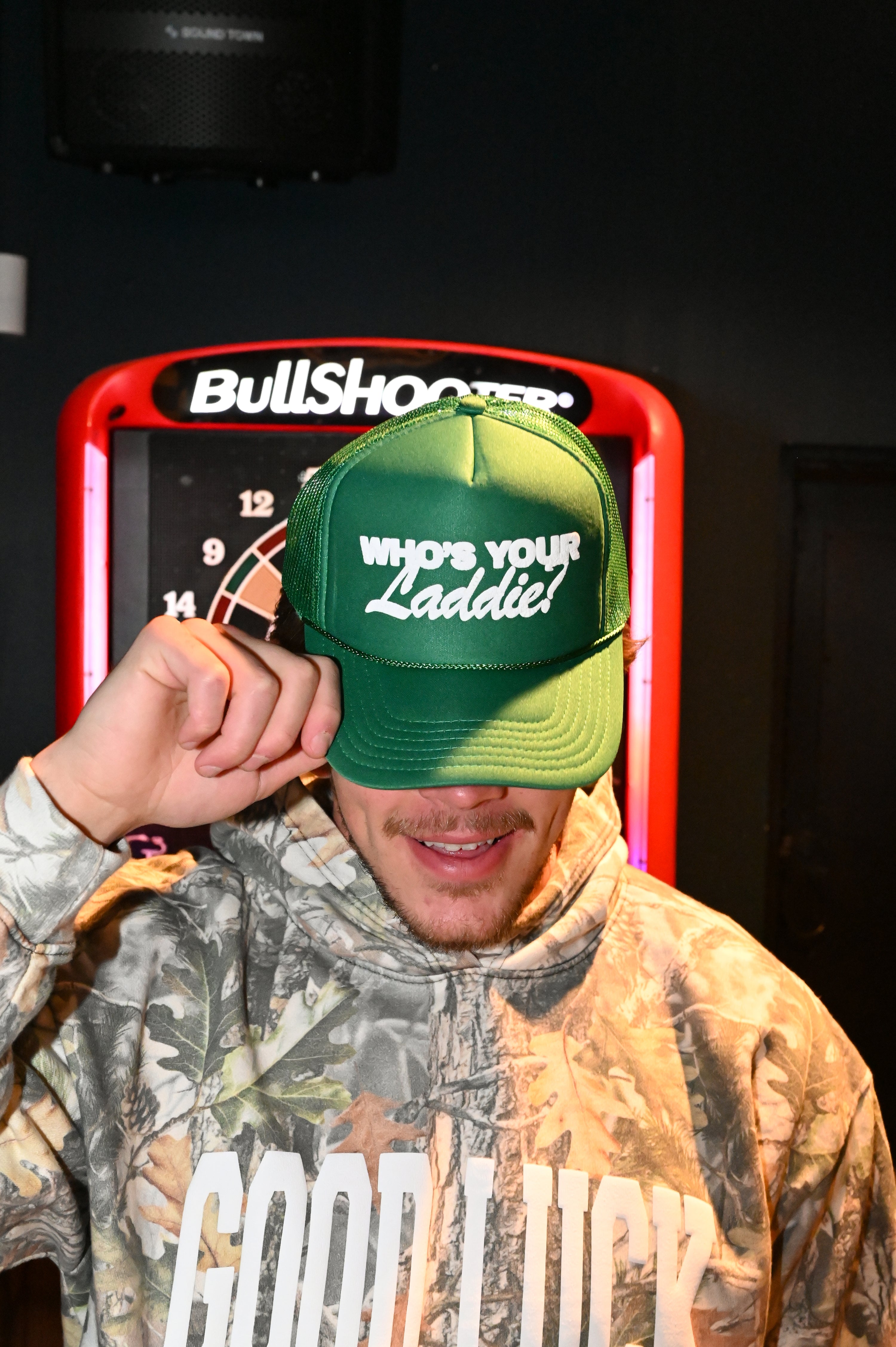 who's your laddie? trucker hat