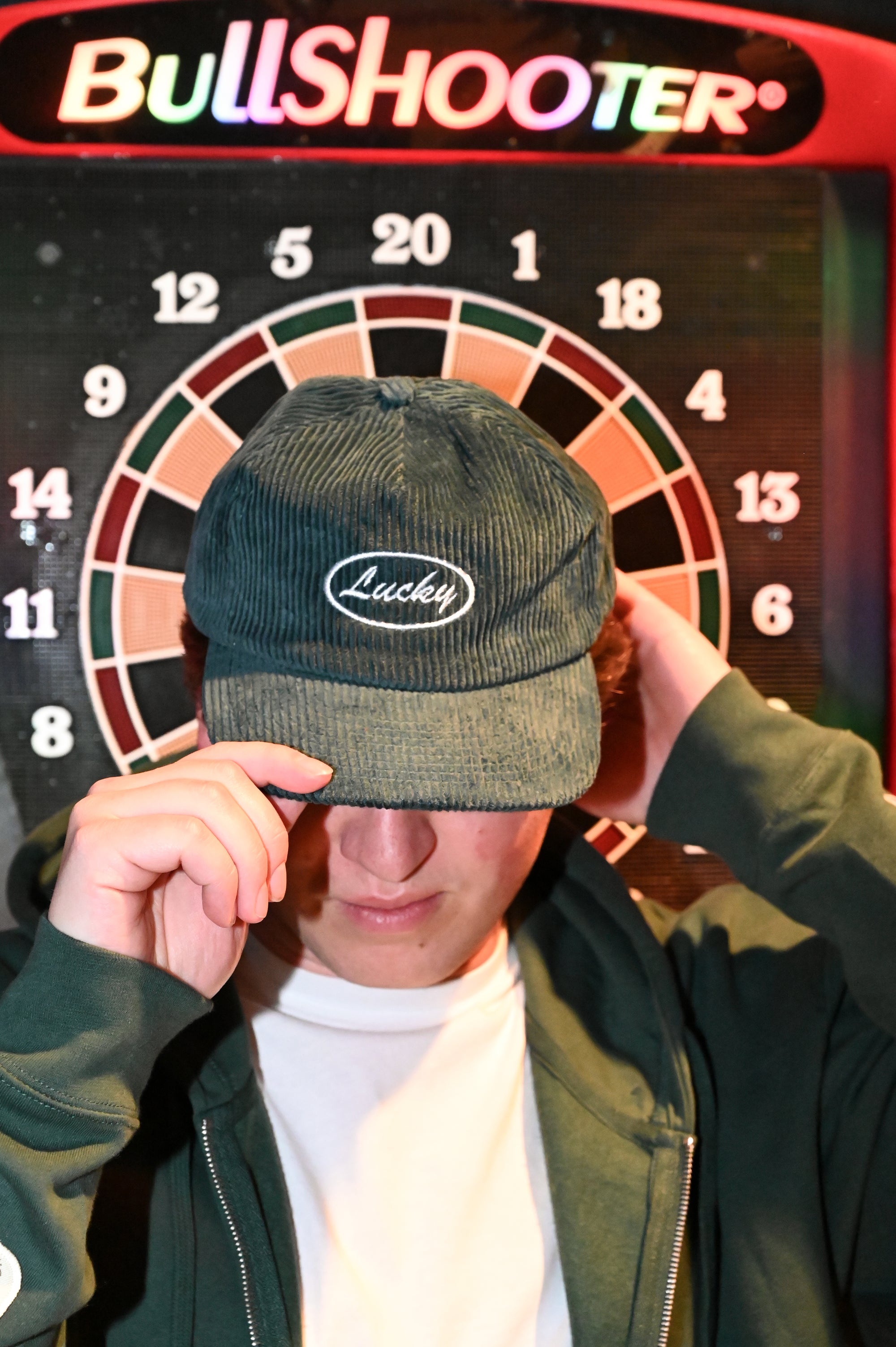 lucky corduroy hat