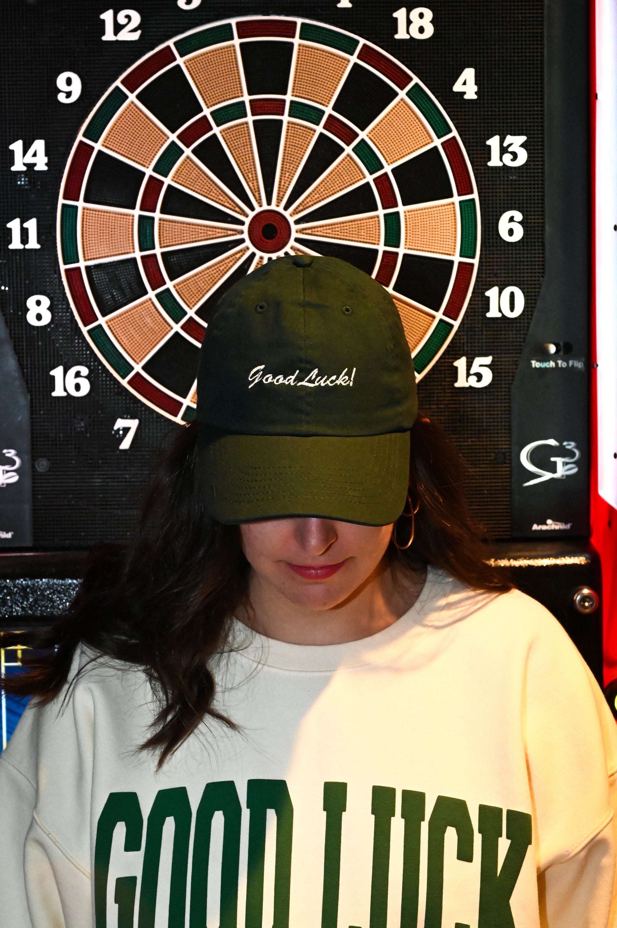 good luck! baseball cap