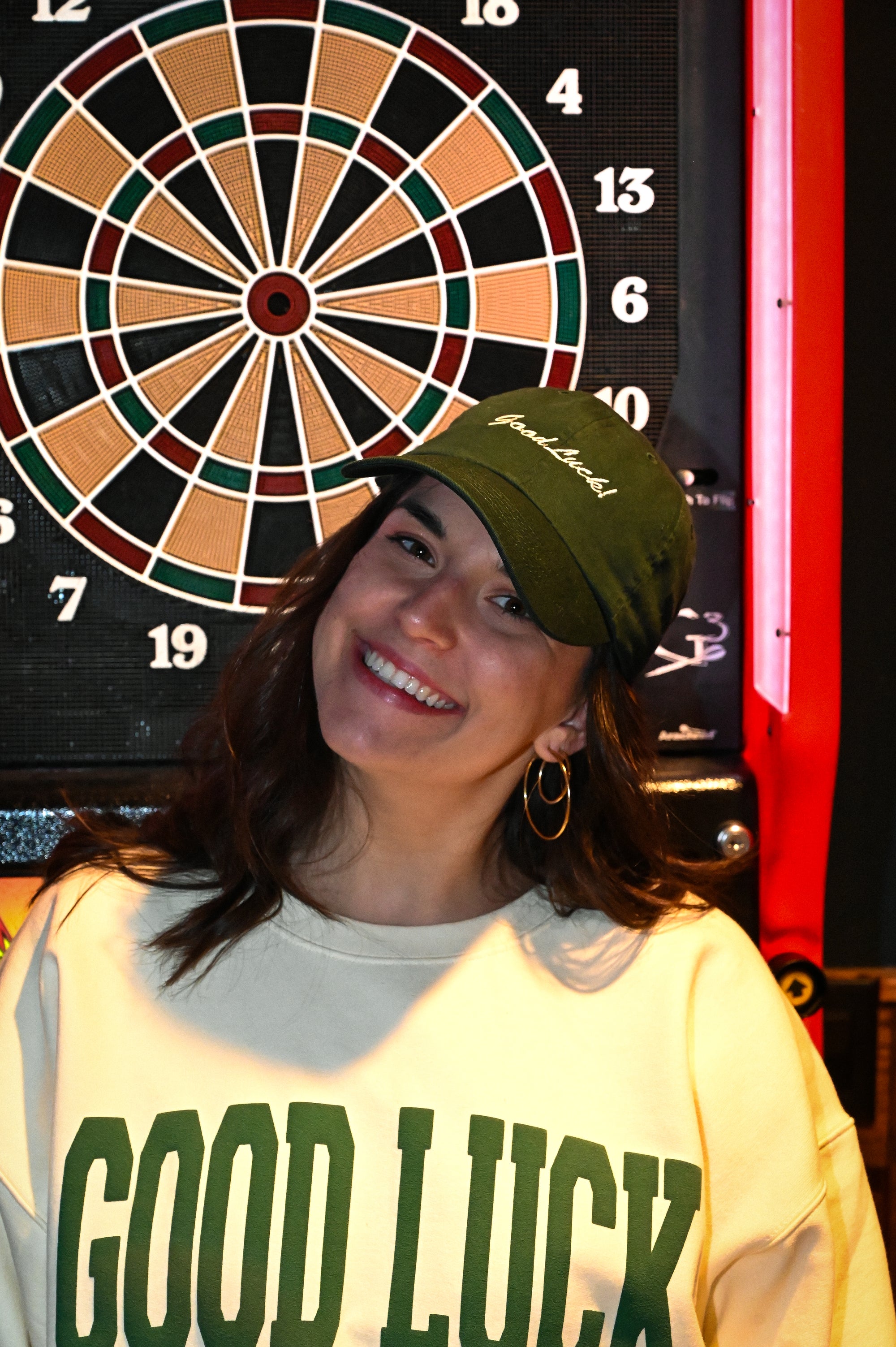 good luck! baseball cap