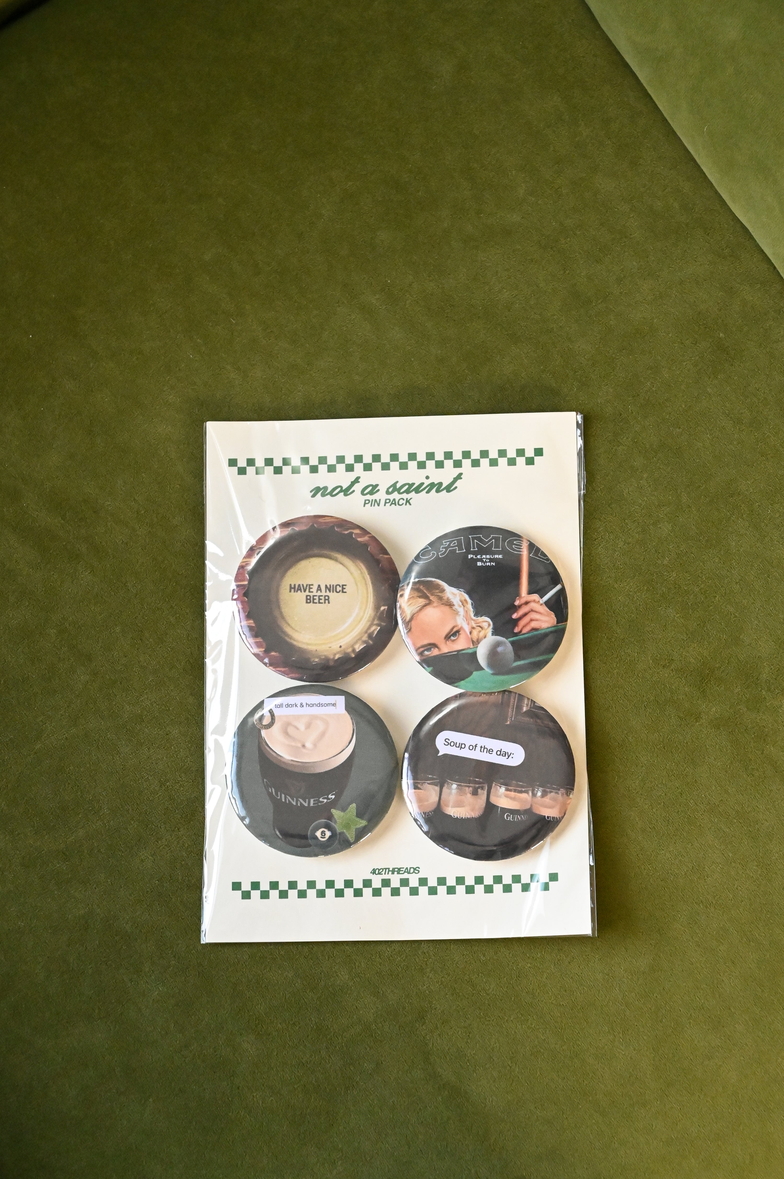 not a saint pin pack