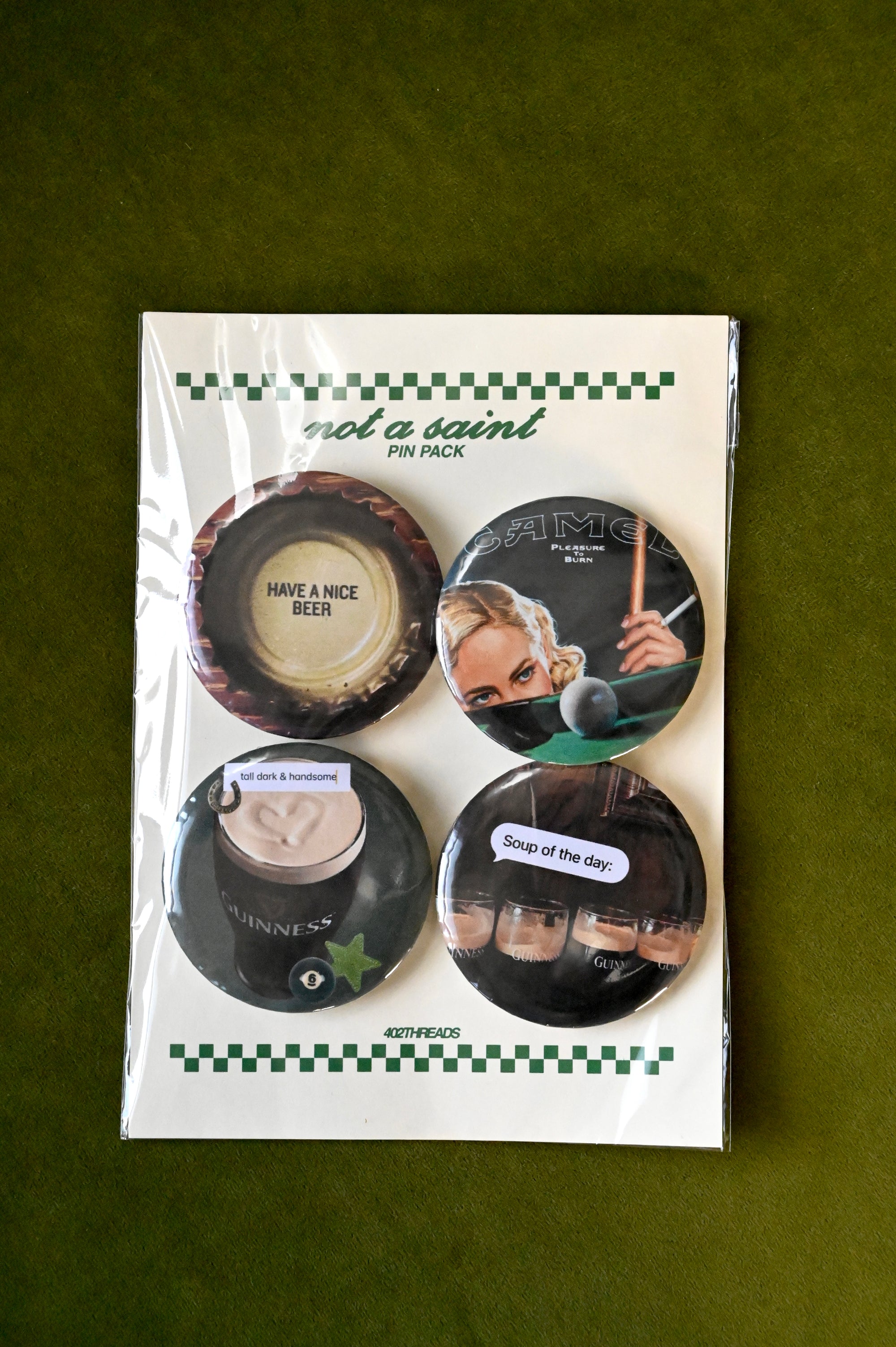 not a saint pin pack
